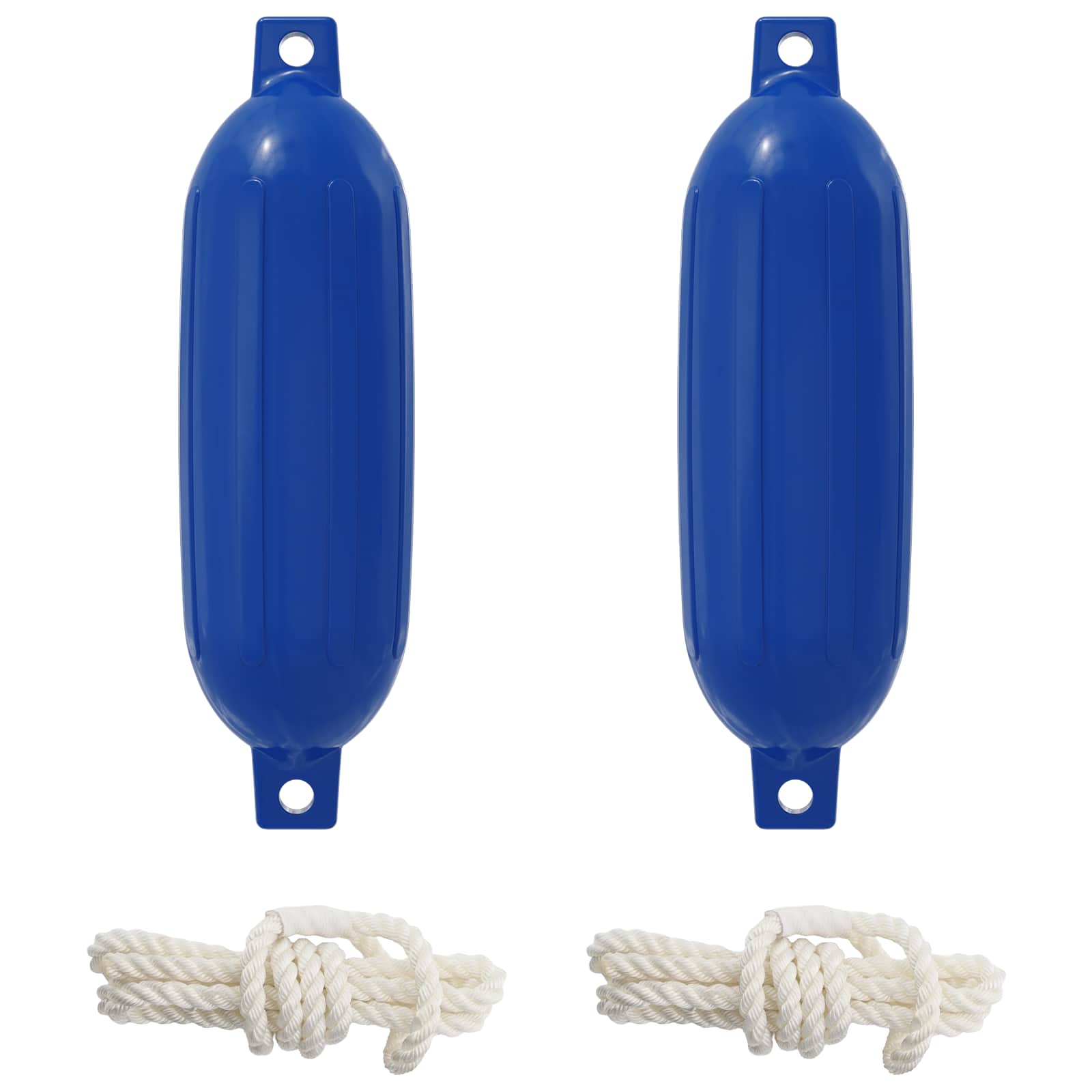 Φτερά Σκαφών 2 τμχ. Ø 11 x 40 εκ Μπλε PVC