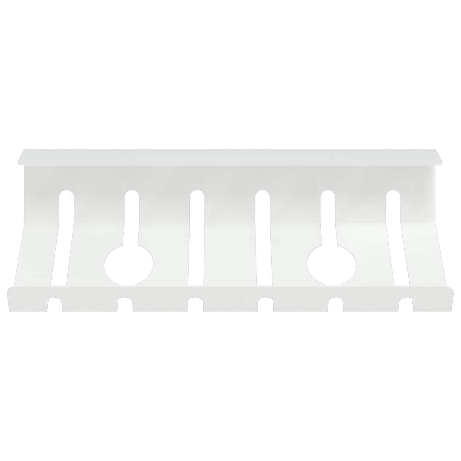 Δίσκος Διαχείρισης Καλωδίων Κάτω από το Γραφείο 2 τμχ. Λευκό - Pakobazaar