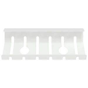Δίσκος Διαχείρισης Καλωδίων Κάτω από το Γραφείο 2 τμχ. Λευκό - Pakobazaar