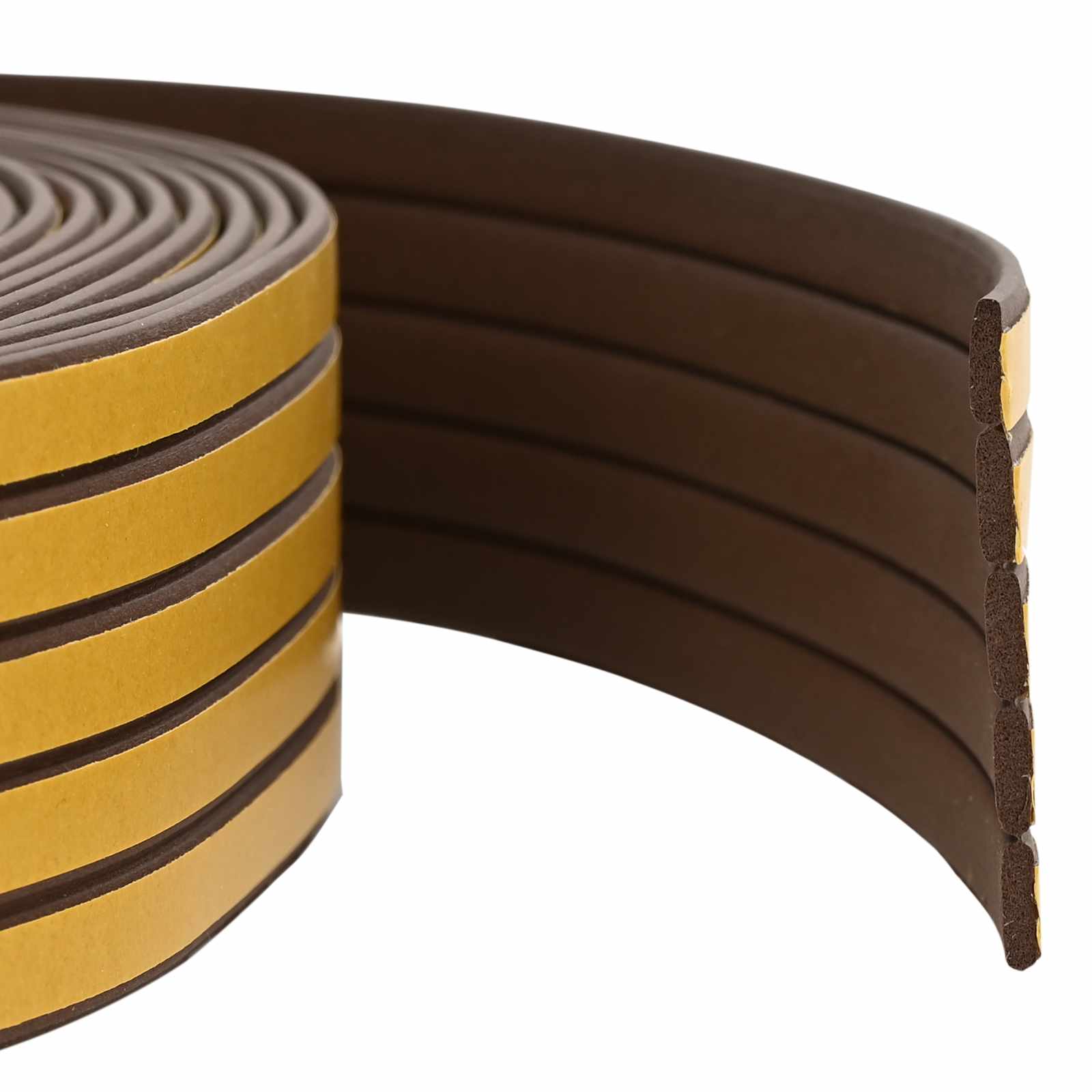 Αυτοκόλλητη σφραγίδα παραθύρου Καφέ 9 x 3 mm 12 m EPDM αφρός