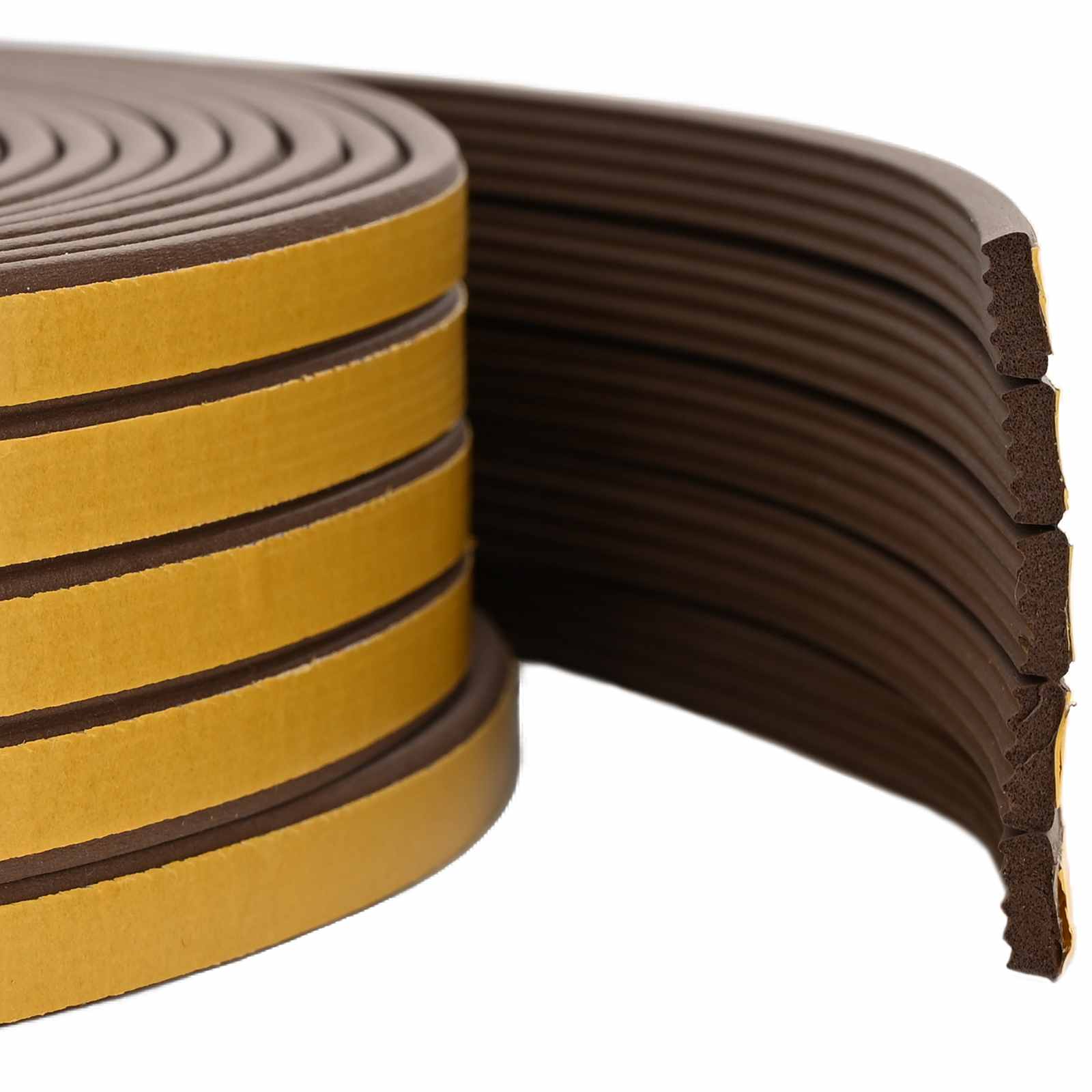 Αυτοκόλλητη σφραγίδα παραθύρου Καφέ 10 x 4 mm 12 μ EPDM αφρός