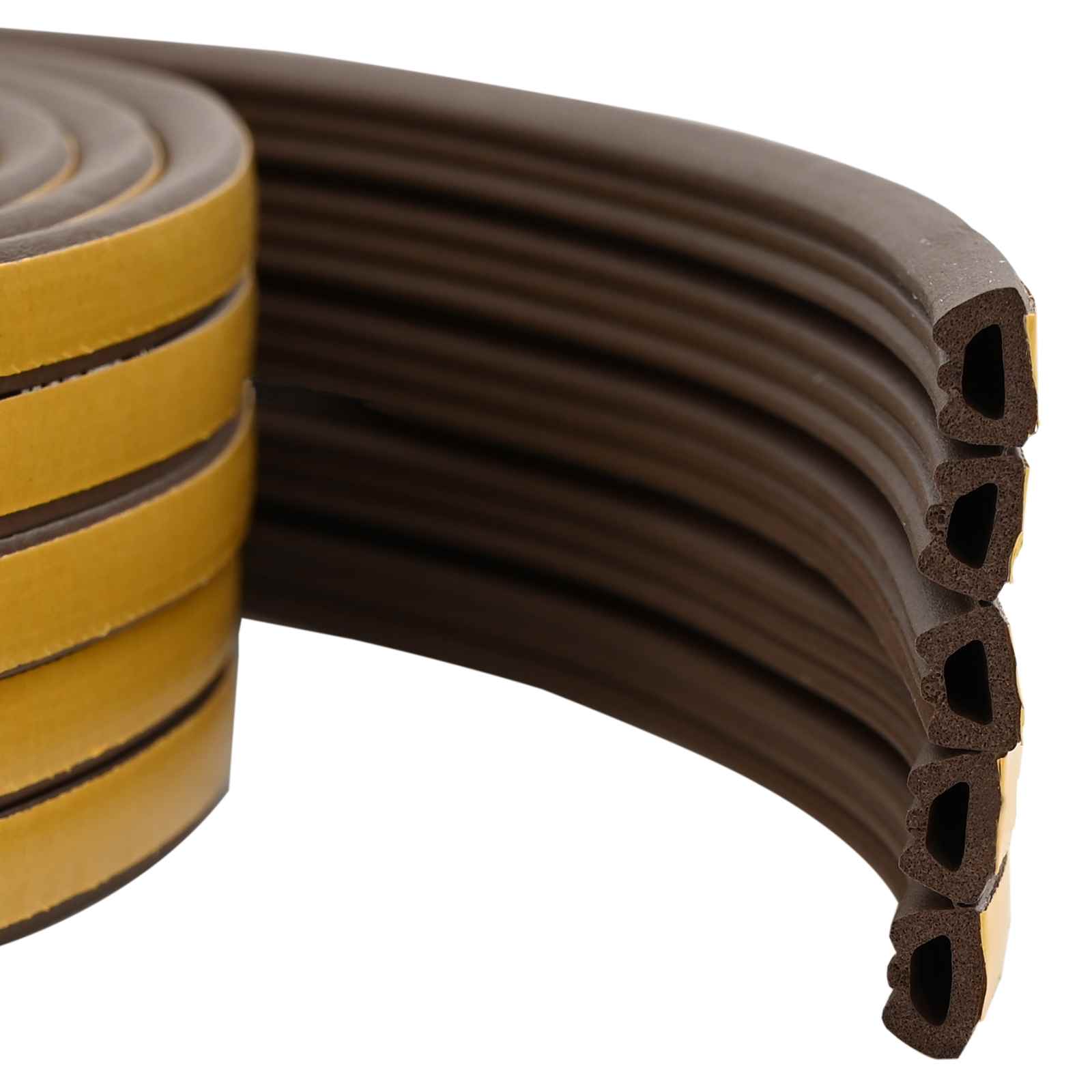 Αυτοκόλλητη σφραγίδα παραθύρου Καφέ 10 x 6 mm 50 m EPDM αφρός