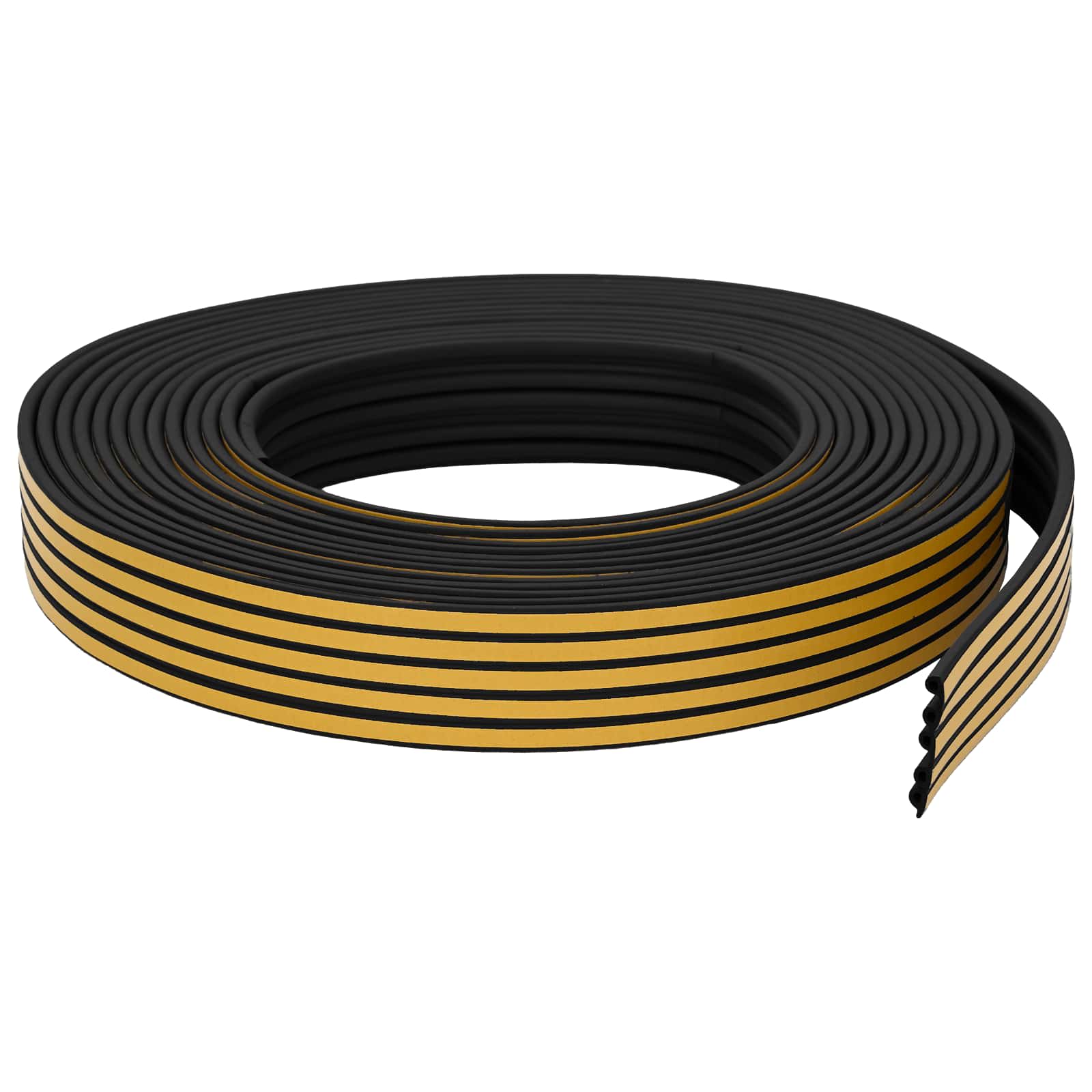 Αυτοκόλλητη σφραγίδα παραθύρου Μαύρο 9 x 6 mm 50 m EPDM αφρός