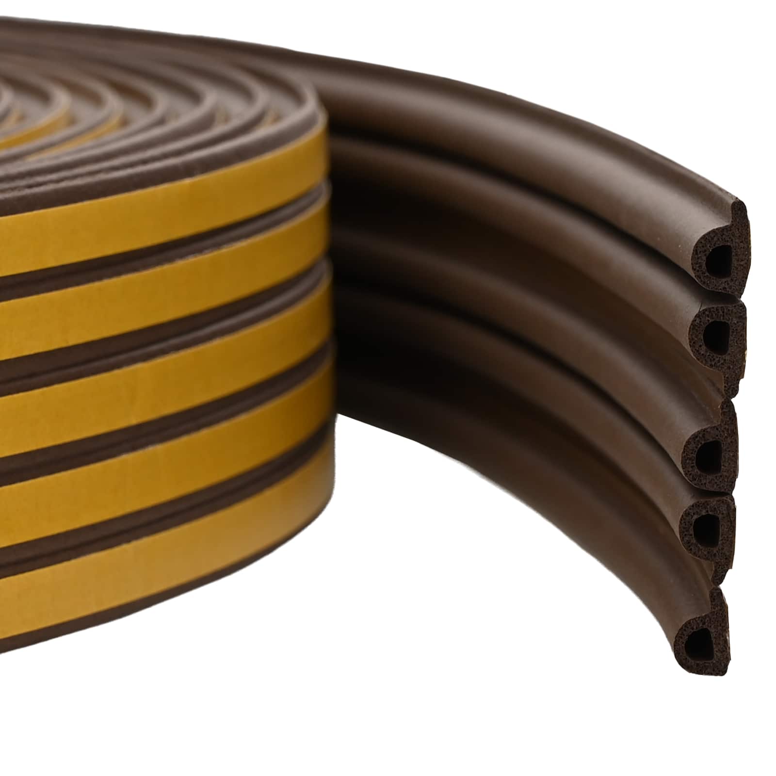 Αυτοκόλλητη σφραγίδα παραθύρου Καφέ 9 x 6 mm 50 m EPDM αφρός - Pakobazaar