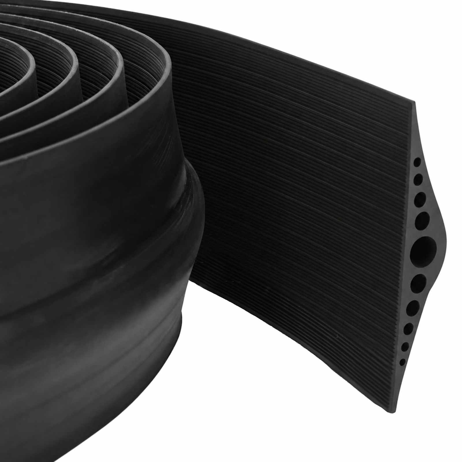 Σφραγίδα Δαπέδου Γκαράζ Μαύρο 155 x 28 χλστ 2 μ EPDM Καουτσούκ