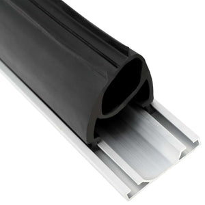 Σφράγιση Πόρτας Γκαράζ Μαύρο 41 x 33 mm 3,5 μ PVC - Pakobazaar