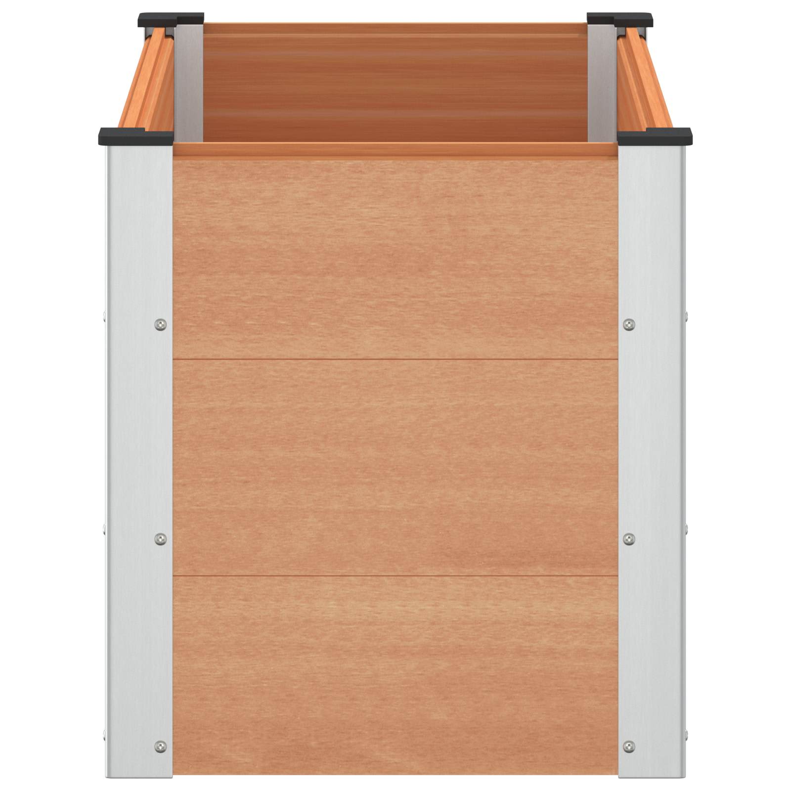 Υπερυψωμένη Ζαρντινιέρα Καφέ 100 x 50 x 54 cm - Pakobazaar