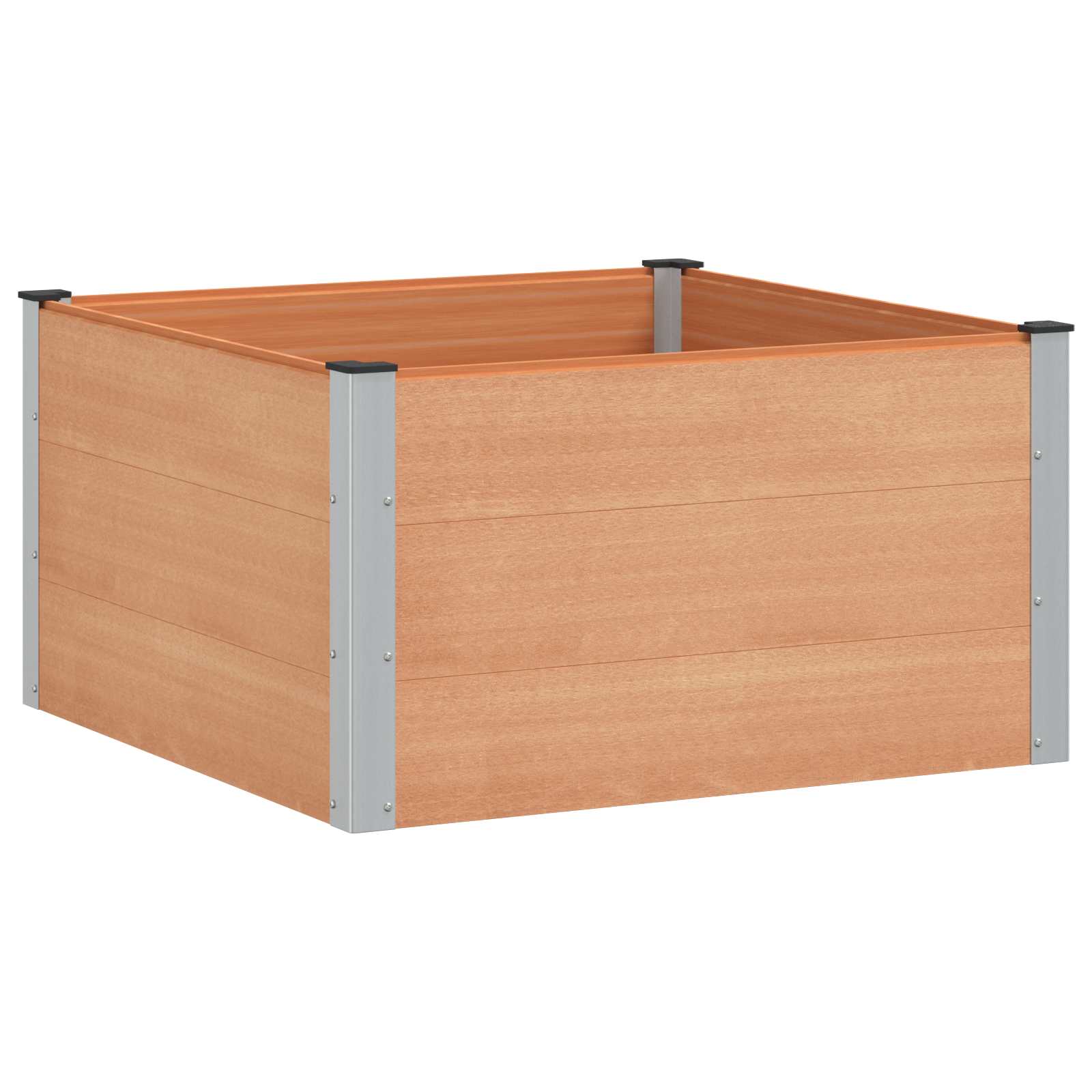 Υπερυψωμένη Ζαρντινιέρα Καφέ 100 x 100 x 54 cm - Pakobazaar