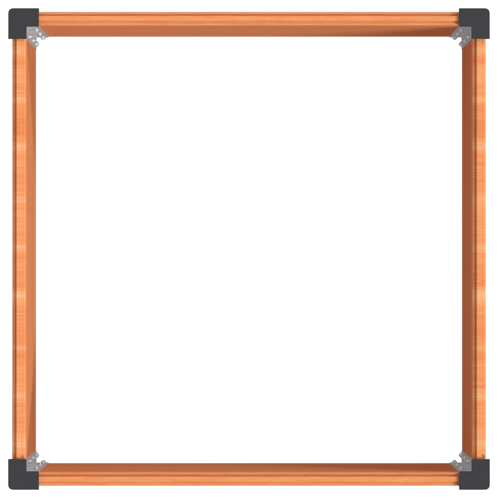 Υπερυψωμένη Ζαρντινιέρα Καφέ 100 x 100 x 54 cm - Pakobazaar
