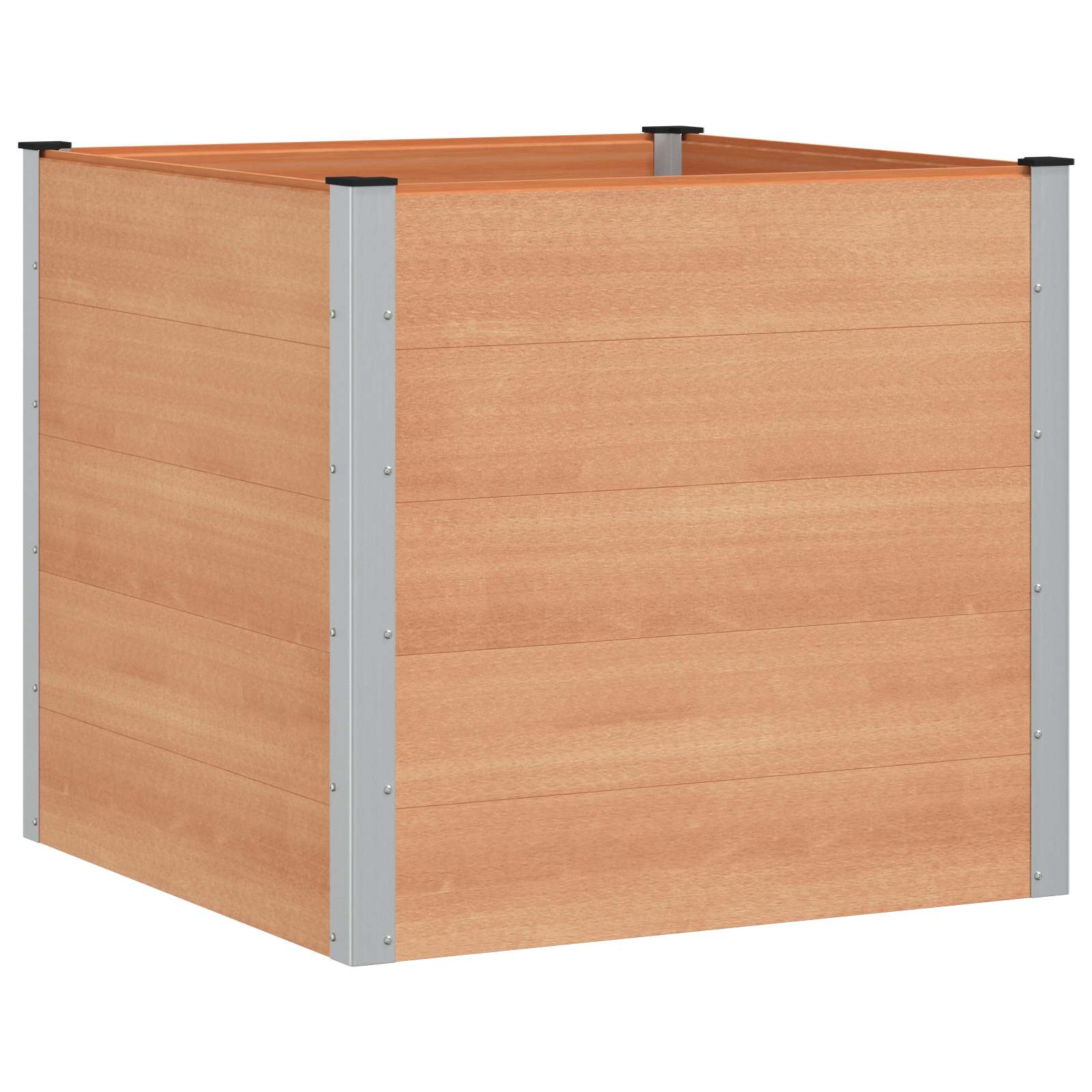 Υπερυψωμένη Ζαρντινιέρα Καφέ 100 x 100 x 91 cm - Pakobazaar