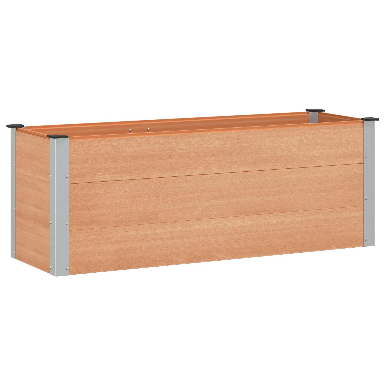 Υπερυψωμένη Ζαρντινιέρα Καφέ 150 x 50 x 54 cm - Pakobazaar