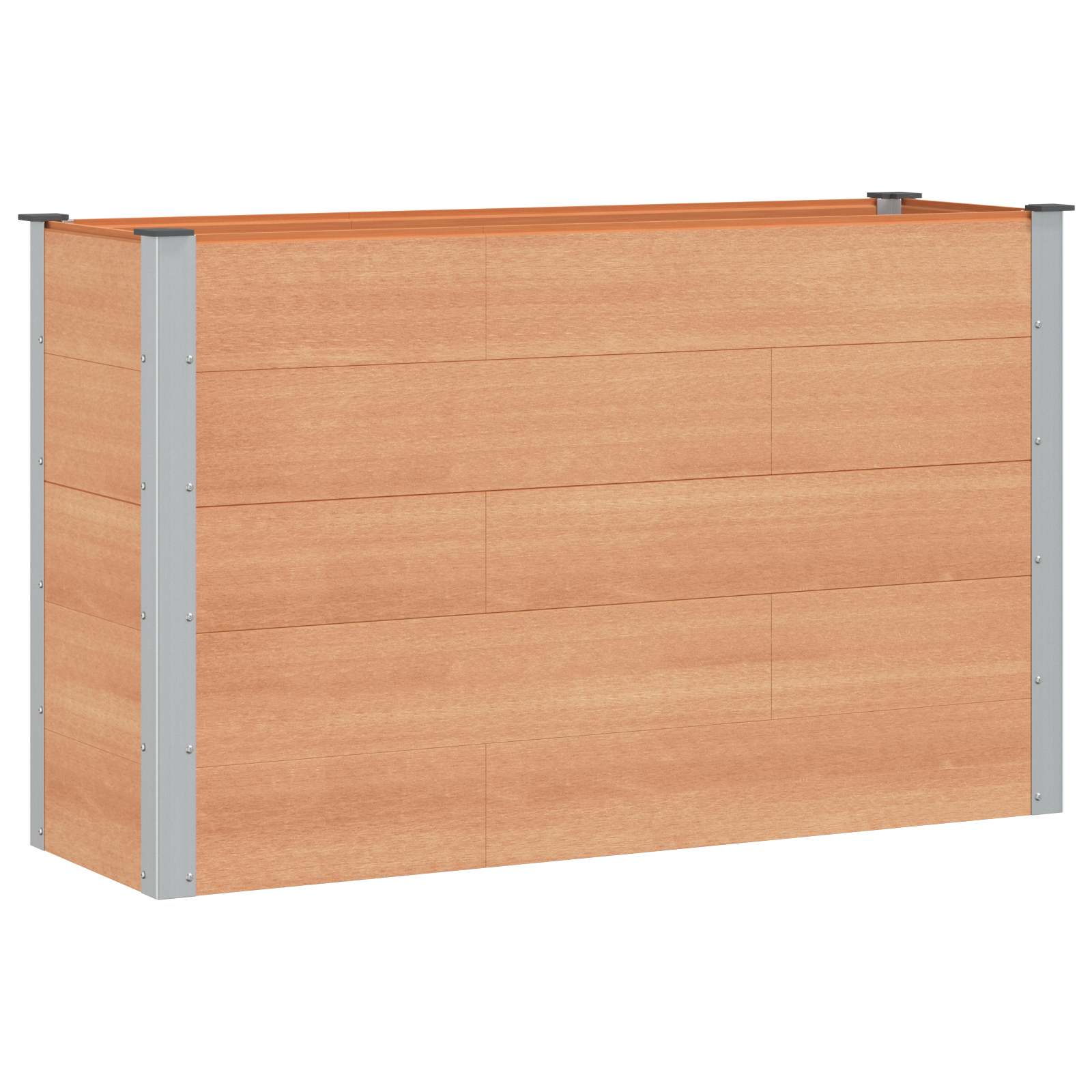Υπερυψωμένη Ζαρντινιέρα Καφέ 150 x 50 x 91 cm - Pakobazaar