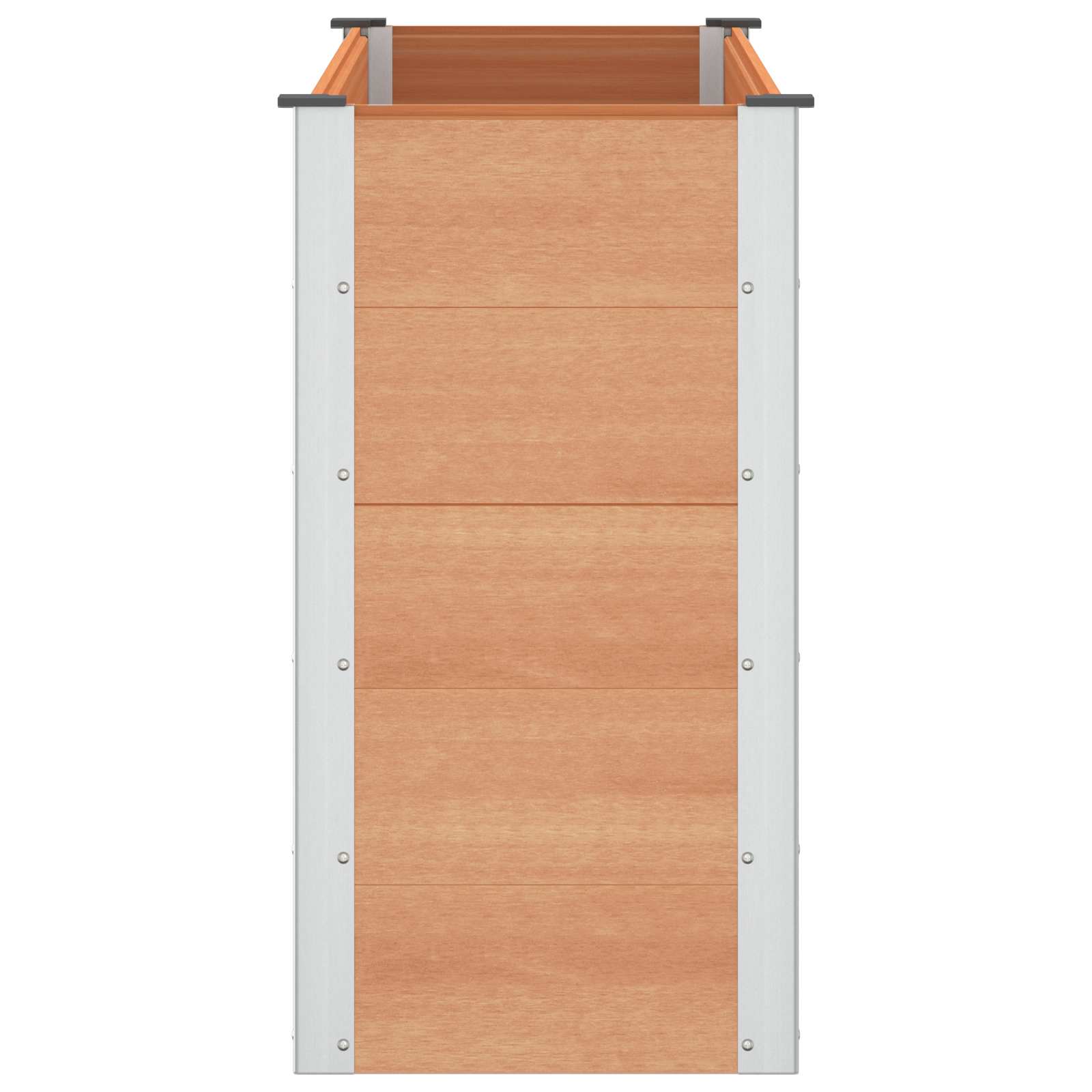 Υπερυψωμένη Ζαρντινιέρα Καφέ 150 x 50 x 91 cm - Pakobazaar