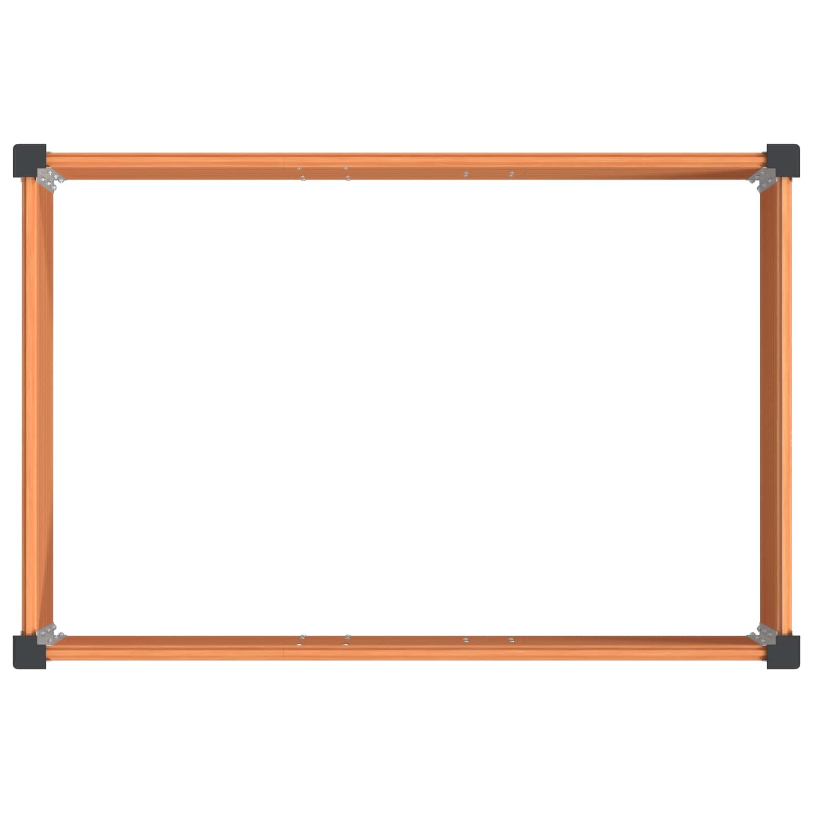 Υπερυψωμένη Ζαρντινιέρα Καφέ 150 x 100 x 54 cm - Pakobazaar
