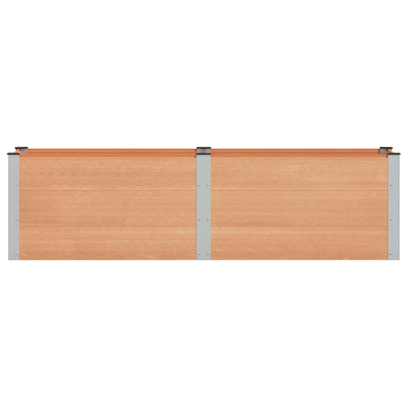 Υπερυψωμένη Ζαρντινιέρα Καφέ 200 x 50 x 54 cm - Pakobazaar