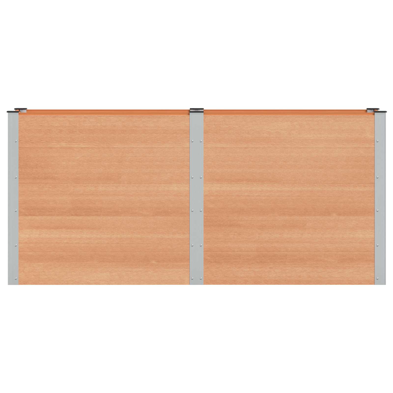 Υπερυψωμένη Ζαρντινιέρα Καφέ 200 x 50 x 91 cm - Pakobazaar