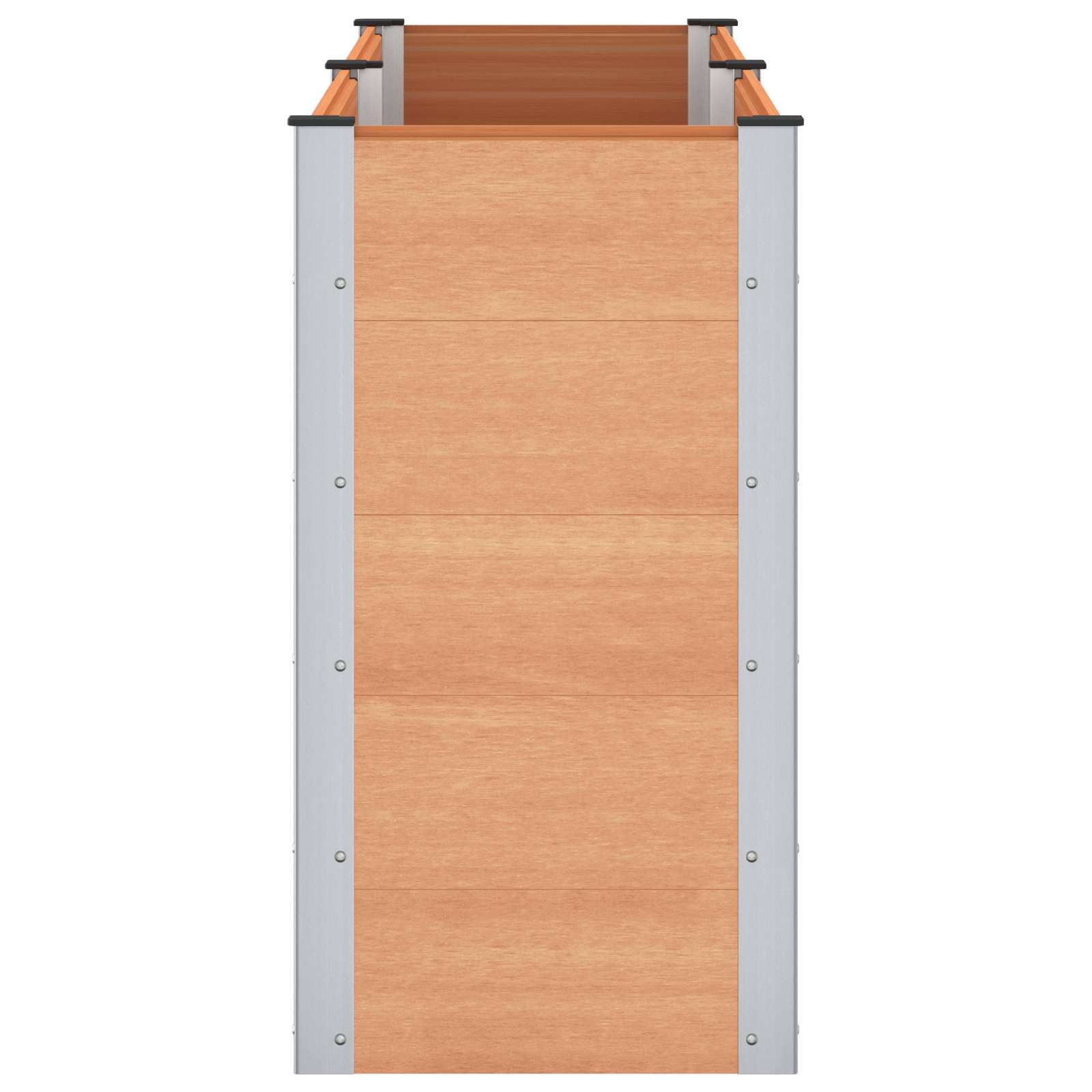 Υπερυψωμένη Ζαρντινιέρα Καφέ 200 x 50 x 91 cm - Pakobazaar