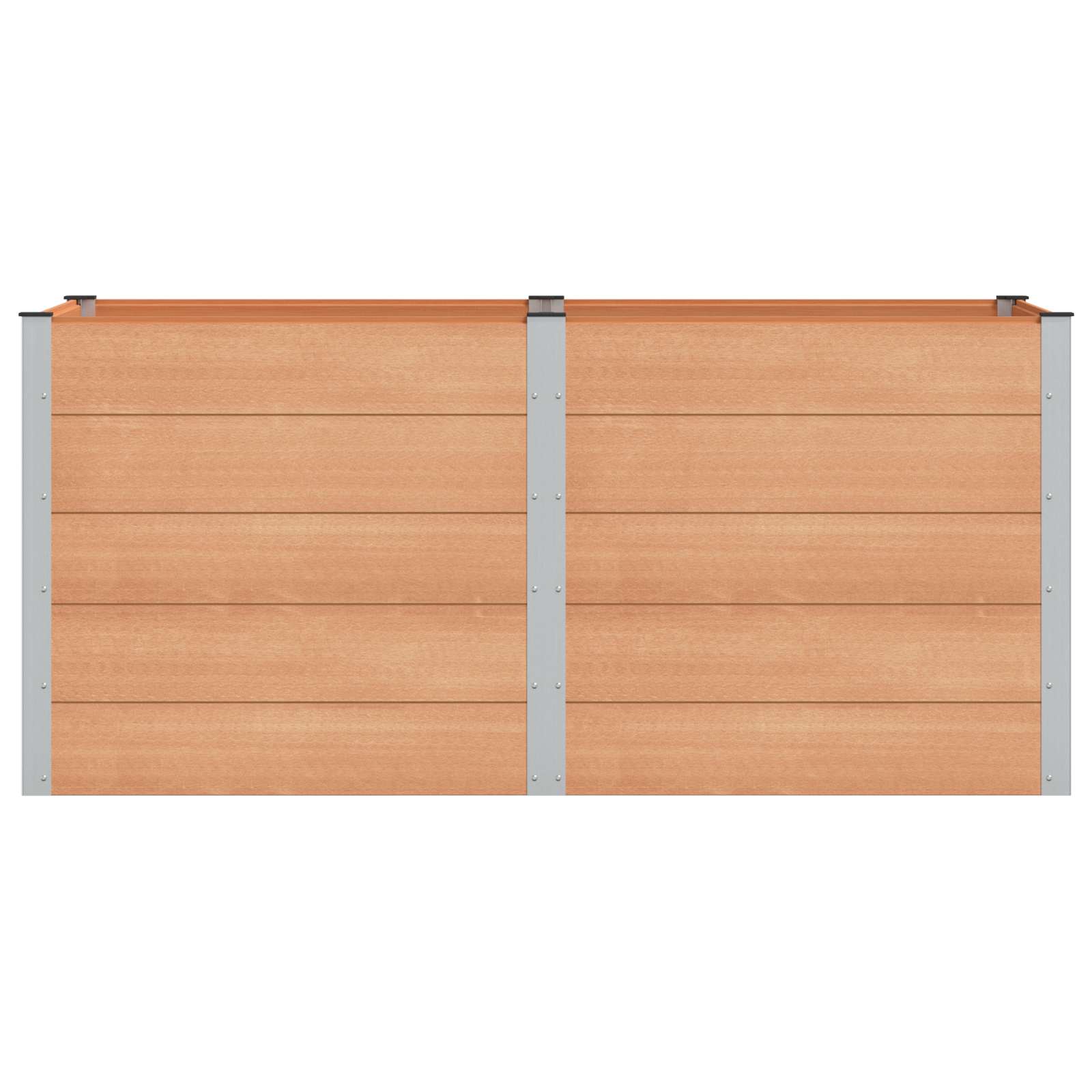 Υπερυψωμένη Ζαρντινιέρα Καφέ 200 x 100 x 91 εκ - Pakobazaar