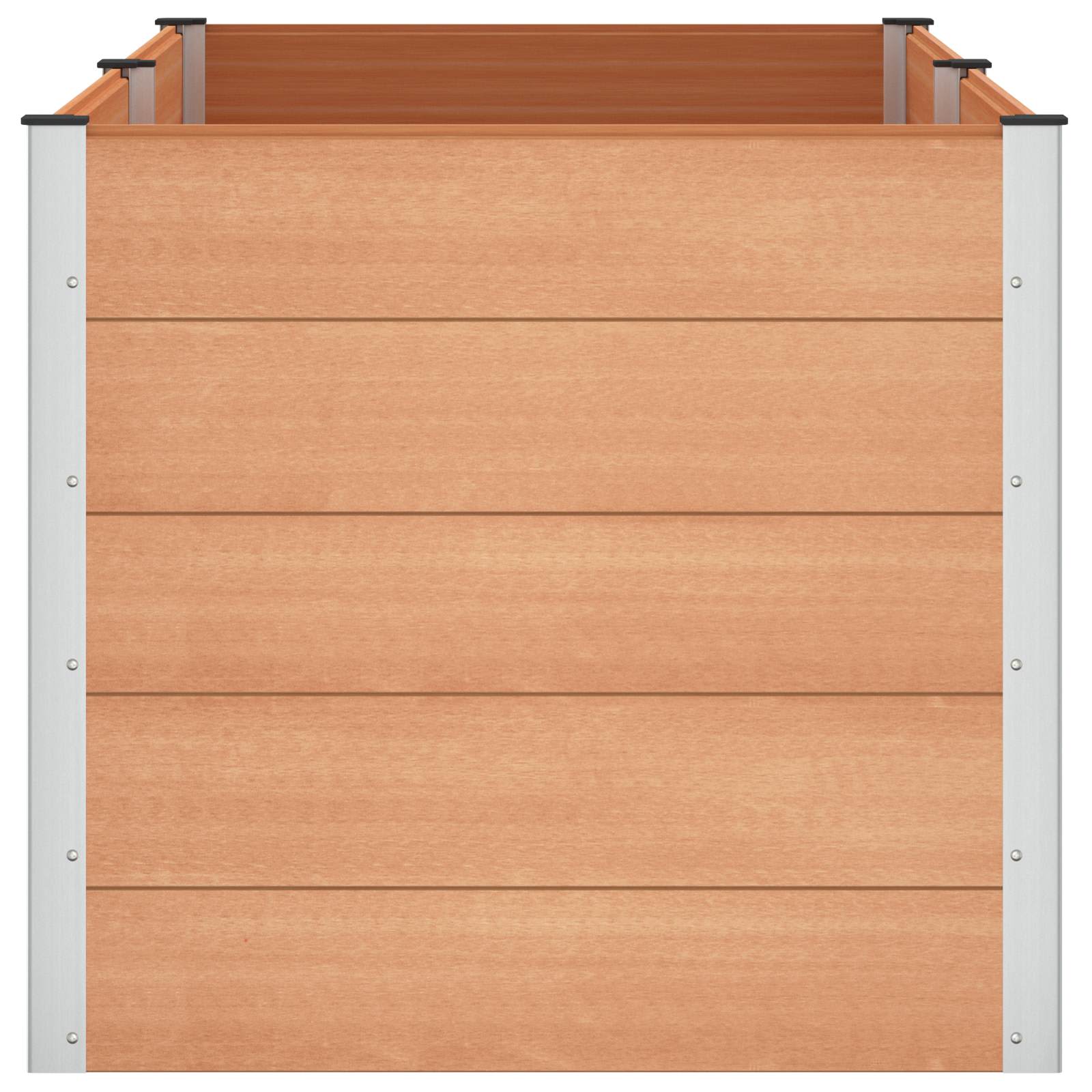 Υπερυψωμένη Ζαρντινιέρα Καφέ 200 x 100 x 91 εκ - Pakobazaar