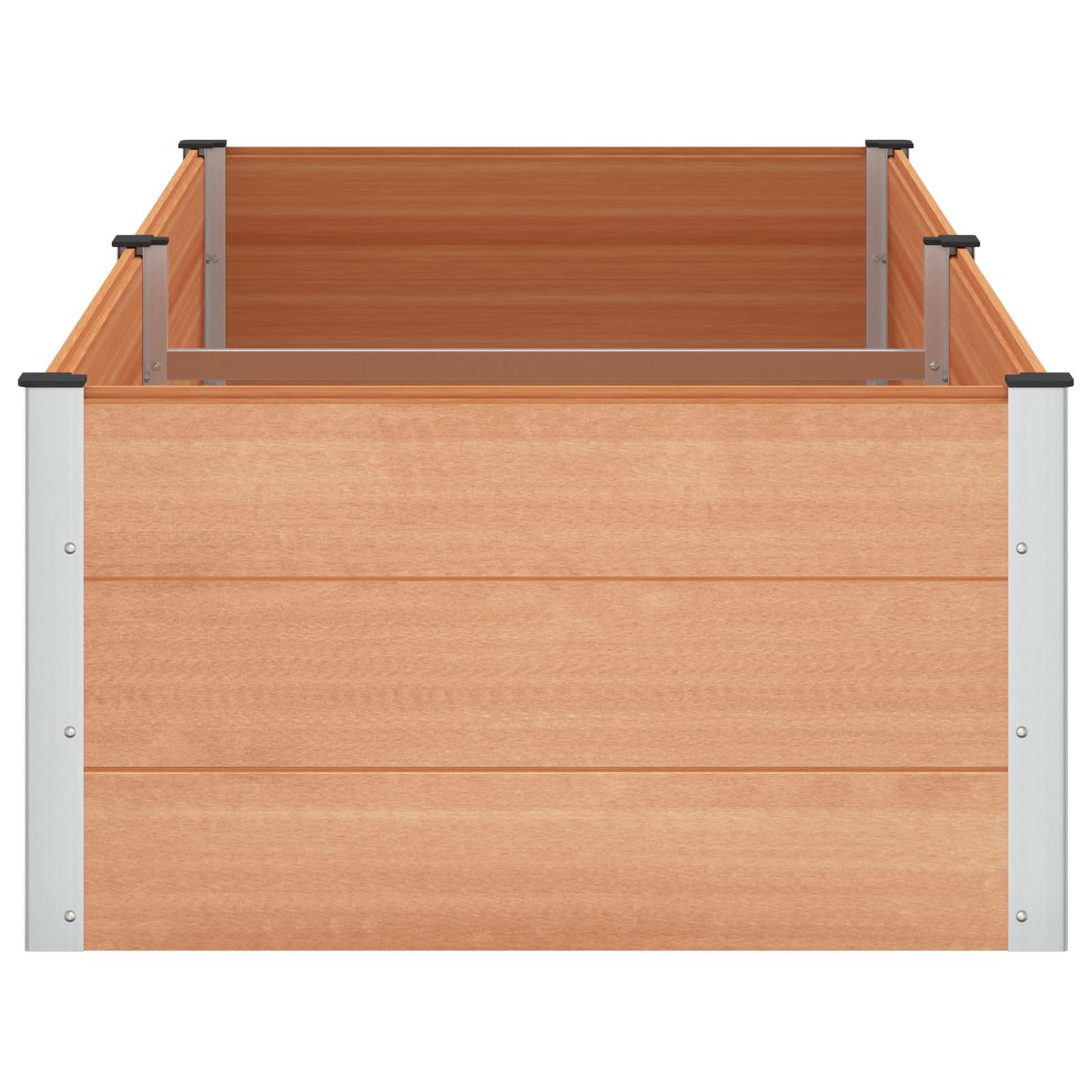 Υπερυψωμένη Ζαρντινιέρα Καφέ 250 x 100 x 54 cm - Pakobazaar