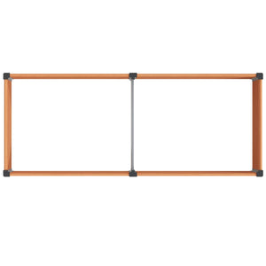 Υπερυψωμένη Ζαρντινιέρα Καφέ 250 x 100 x 54 cm - Pakobazaar