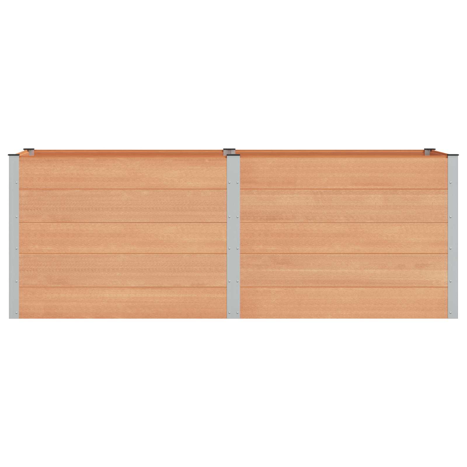 Υπερυψωμένη Ζαρντινιέρα Καφέ 250 x 100 x 91 cm - Pakobazaar