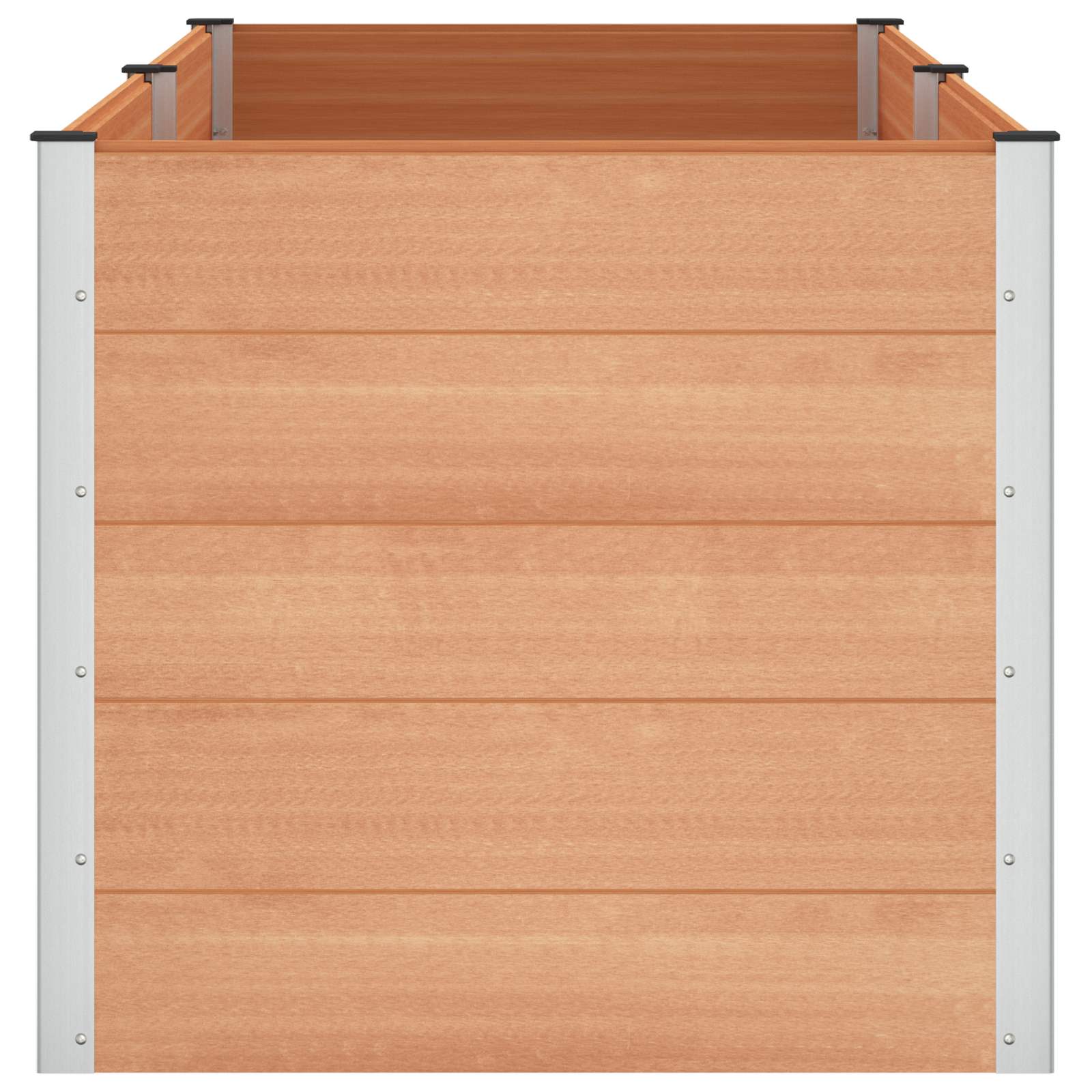 Υπερυψωμένη Ζαρντινιέρα Καφέ 250 x 100 x 91 cm - Pakobazaar