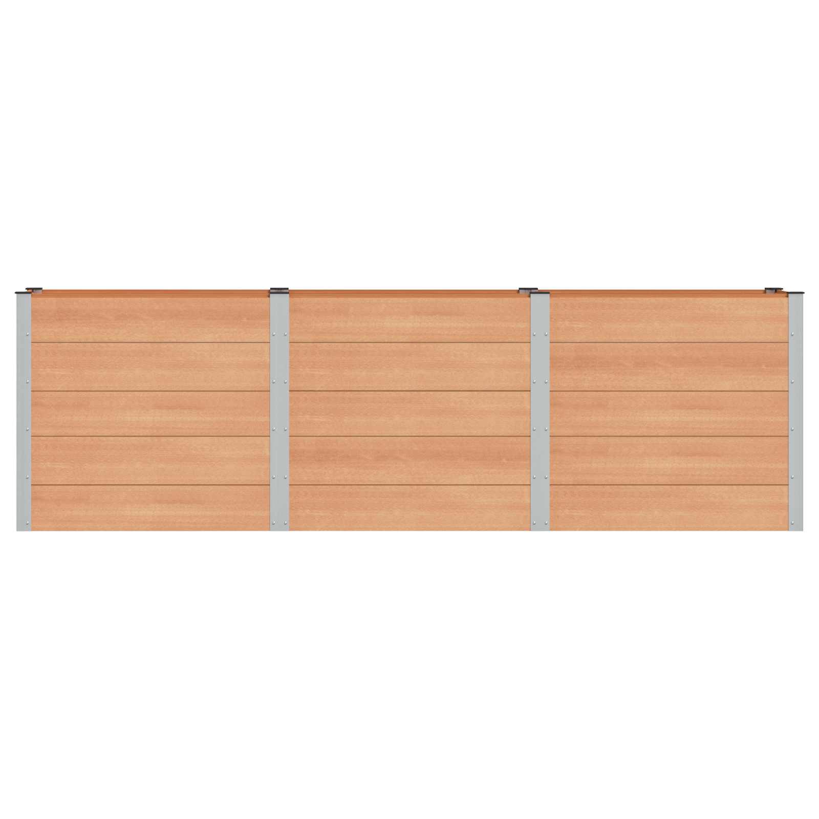 Υπερυψωμένη Ζαρντινιέρα Καφέ 300 x 50 x 91 cm - Pakobazaar