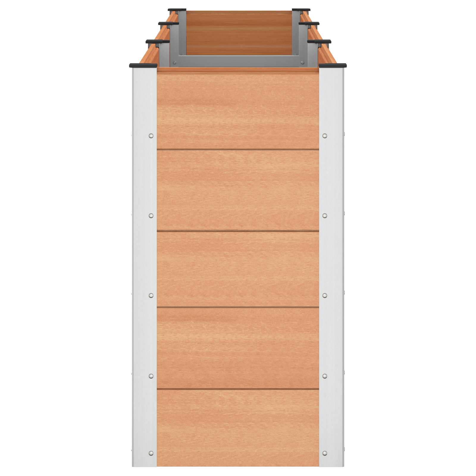 Υπερυψωμένη Ζαρντινιέρα Καφέ 300 x 50 x 91 cm - Pakobazaar