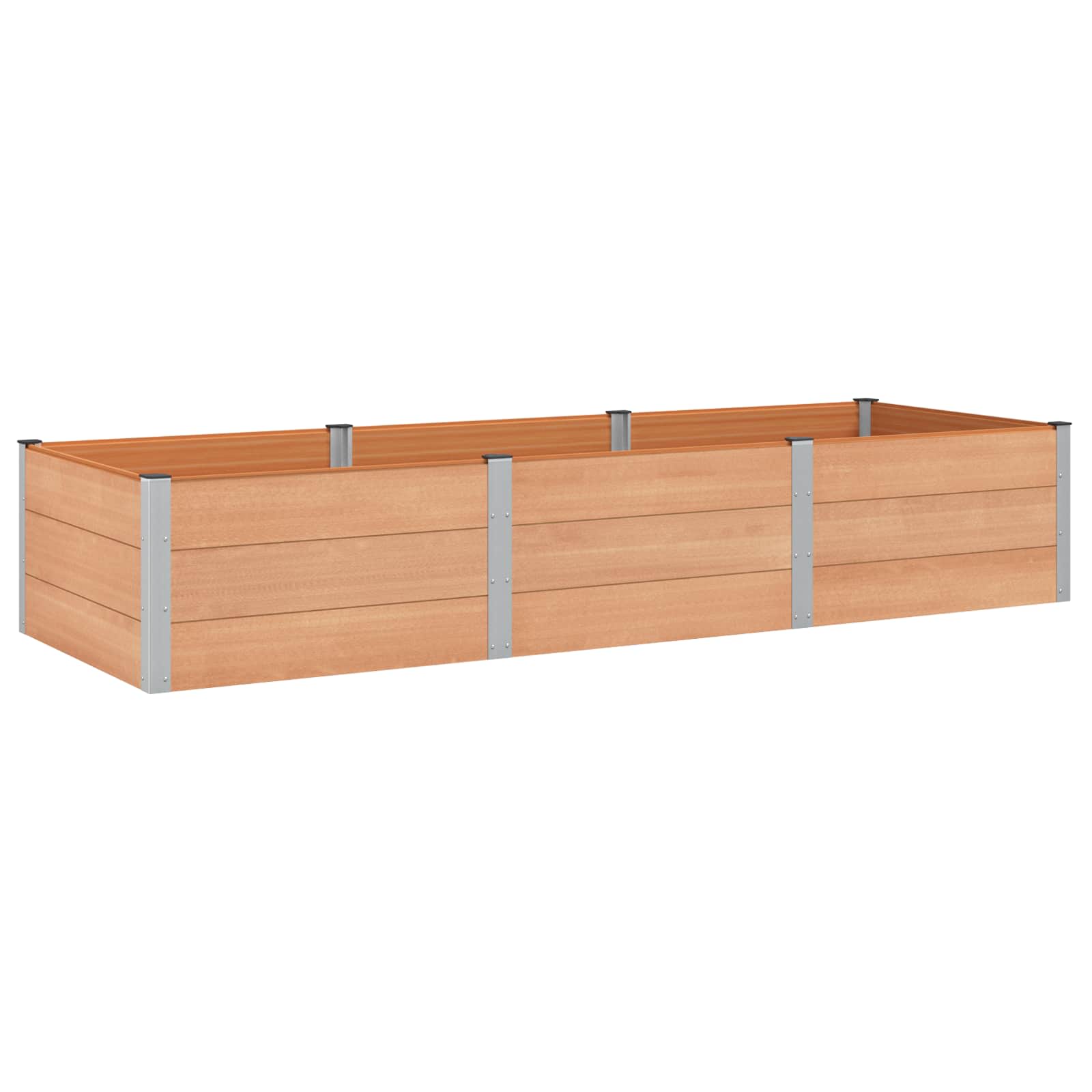 Υπερυψωμένη Ζαρντινιέρα Καφέ 300 x 100 x 54 cm - Pakobazaar