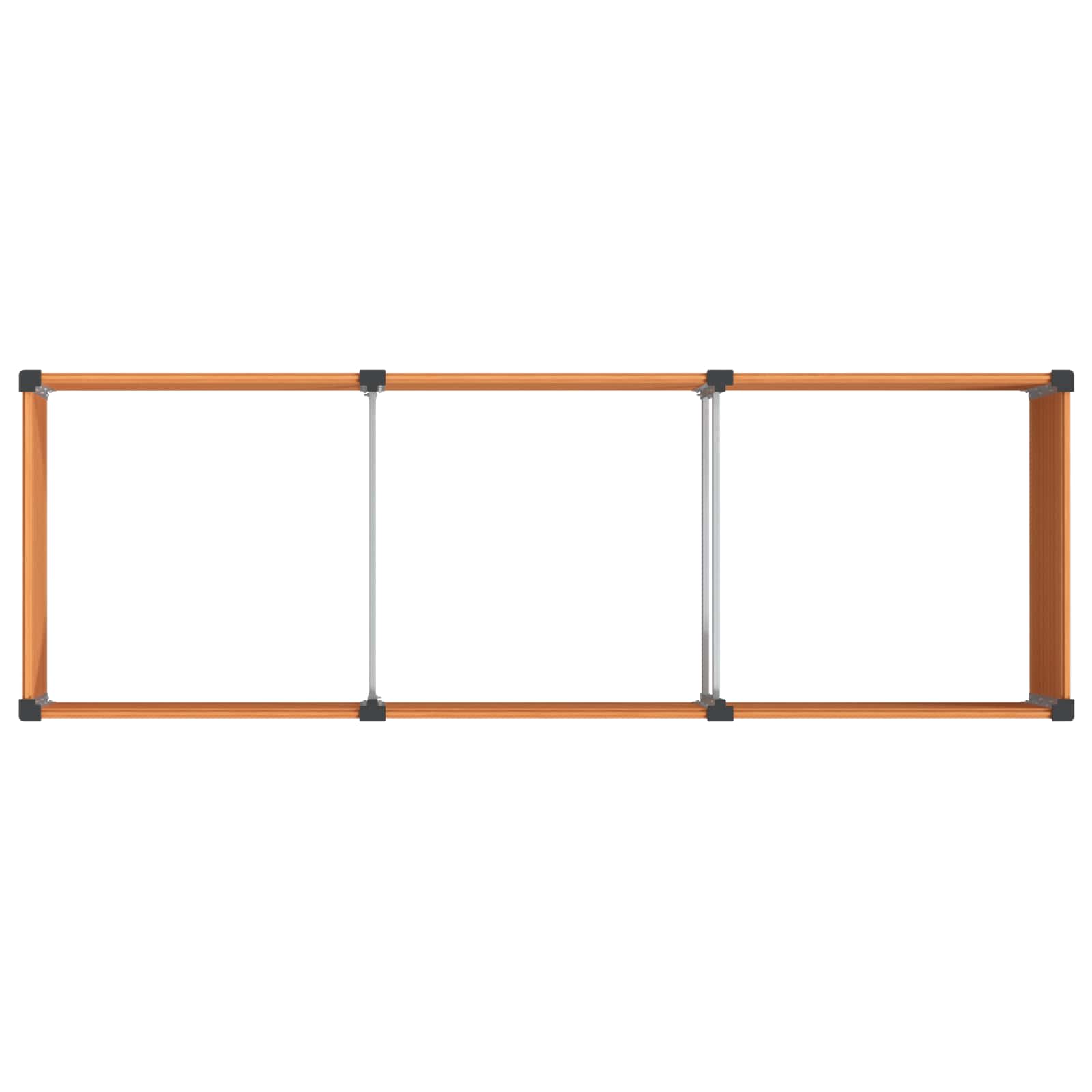 Υπερυψωμένη Ζαρντινιέρα Καφέ 300 x 100 x 91 cm - Pakobazaar