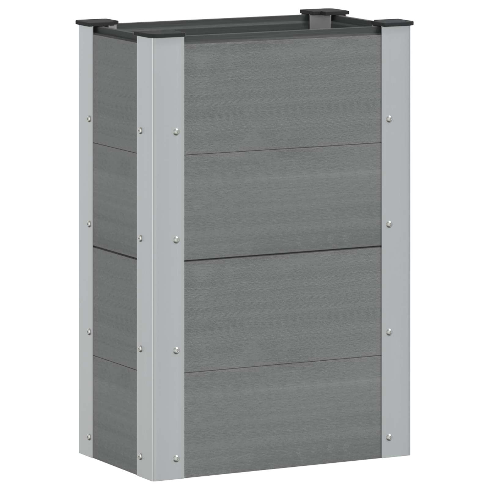 Υπερυψωμένη Ζαρντινιέρα Γκρι 50 x 30 x 72 εκ - Pakobazaar