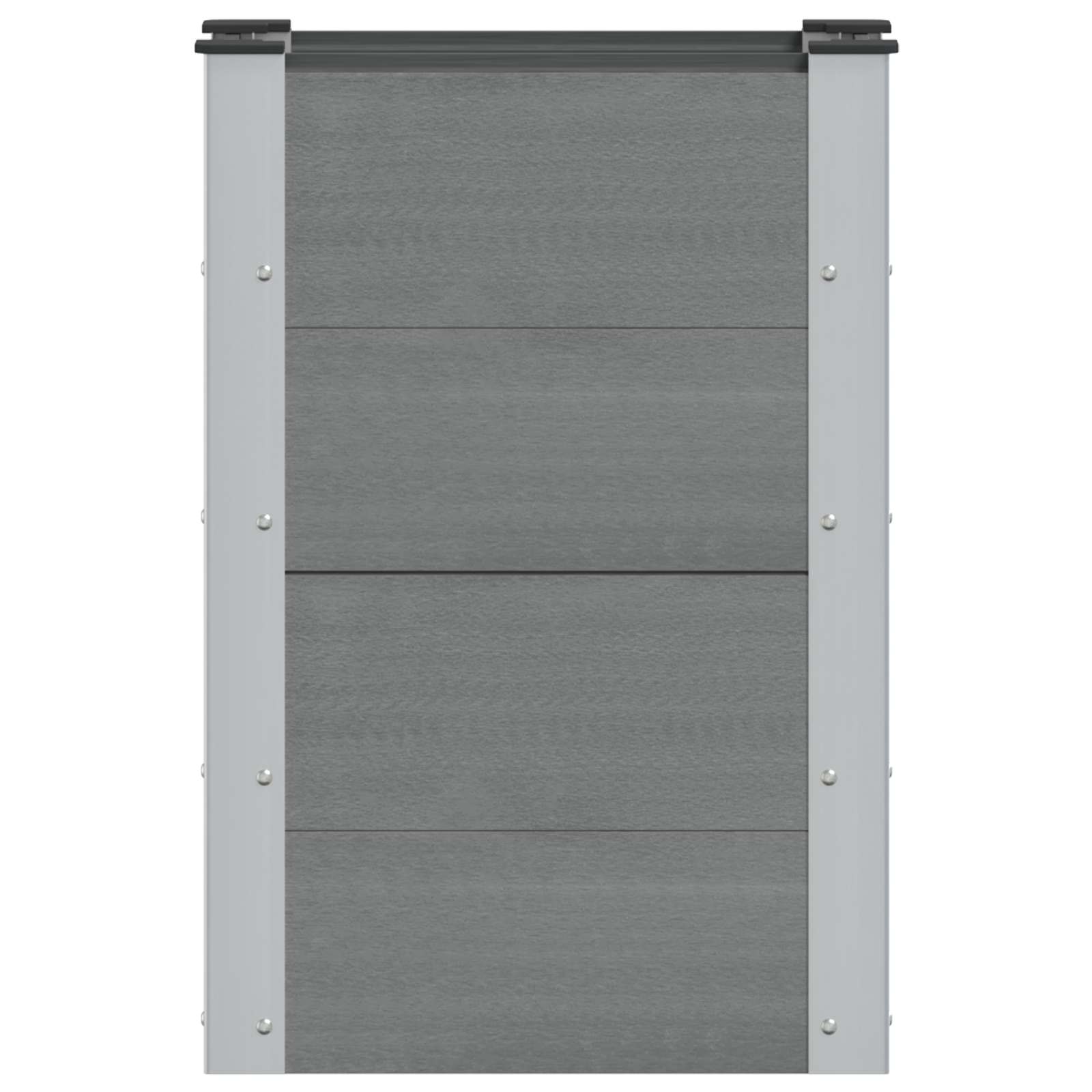 Υπερυψωμένη Ζαρντινιέρα Γκρι 50 x 30 x 72 εκ - Pakobazaar