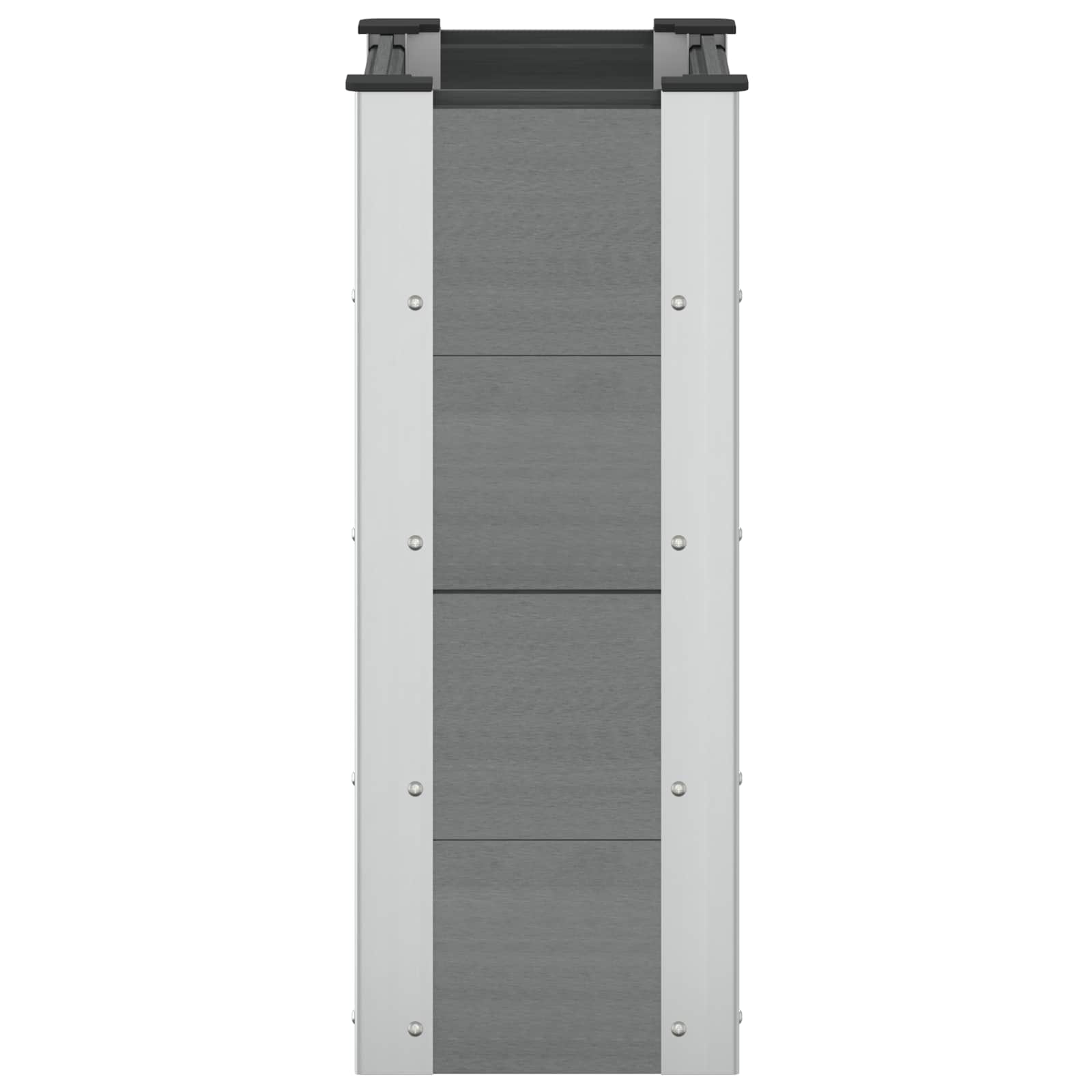 Υπερυψωμένη Ζαρντινιέρα Γκρι 50 x 30 x 72 εκ - Pakobazaar