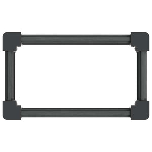 Υπερυψωμένη Ζαρντινιέρα Γκρι 50 x 30 x 72 εκ - Pakobazaar