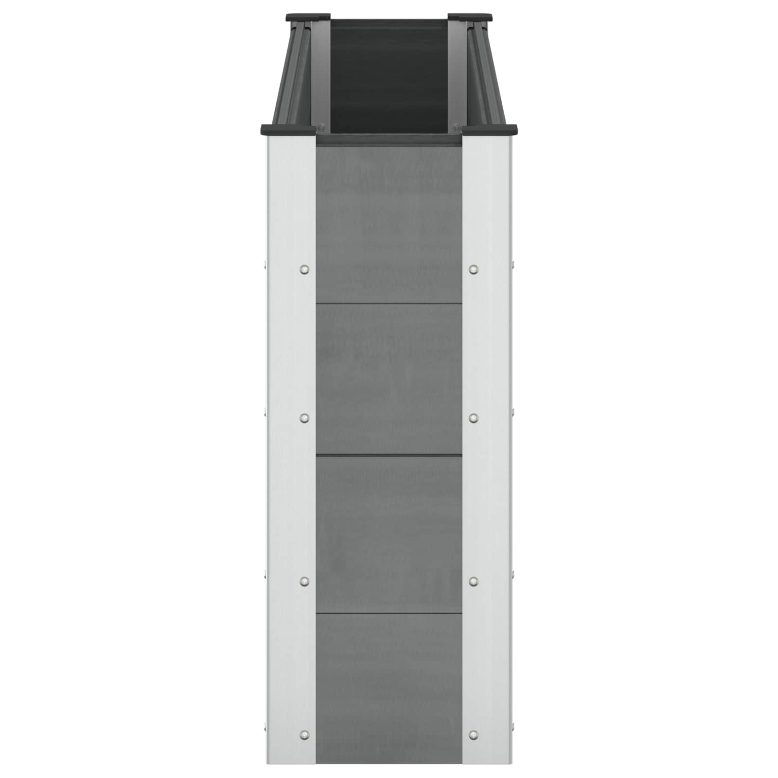 Υπερυψωμένη Ζαρντινιέρα Γκρι 150 x 30 x 72 εκ - Pakobazaar