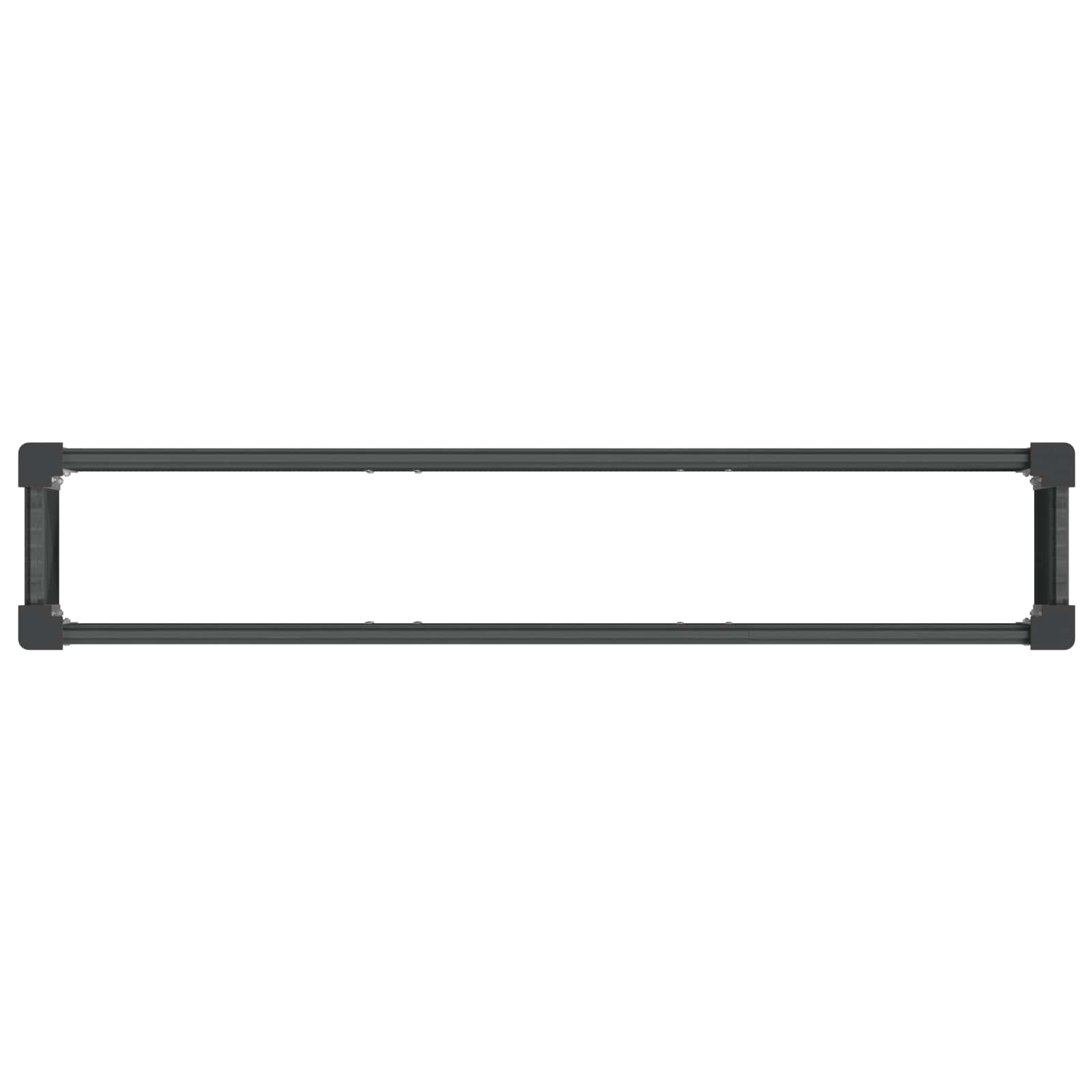 Υπερυψωμένη Ζαρντινιέρα Γκρι 150 x 30 x 72 εκ - Pakobazaar