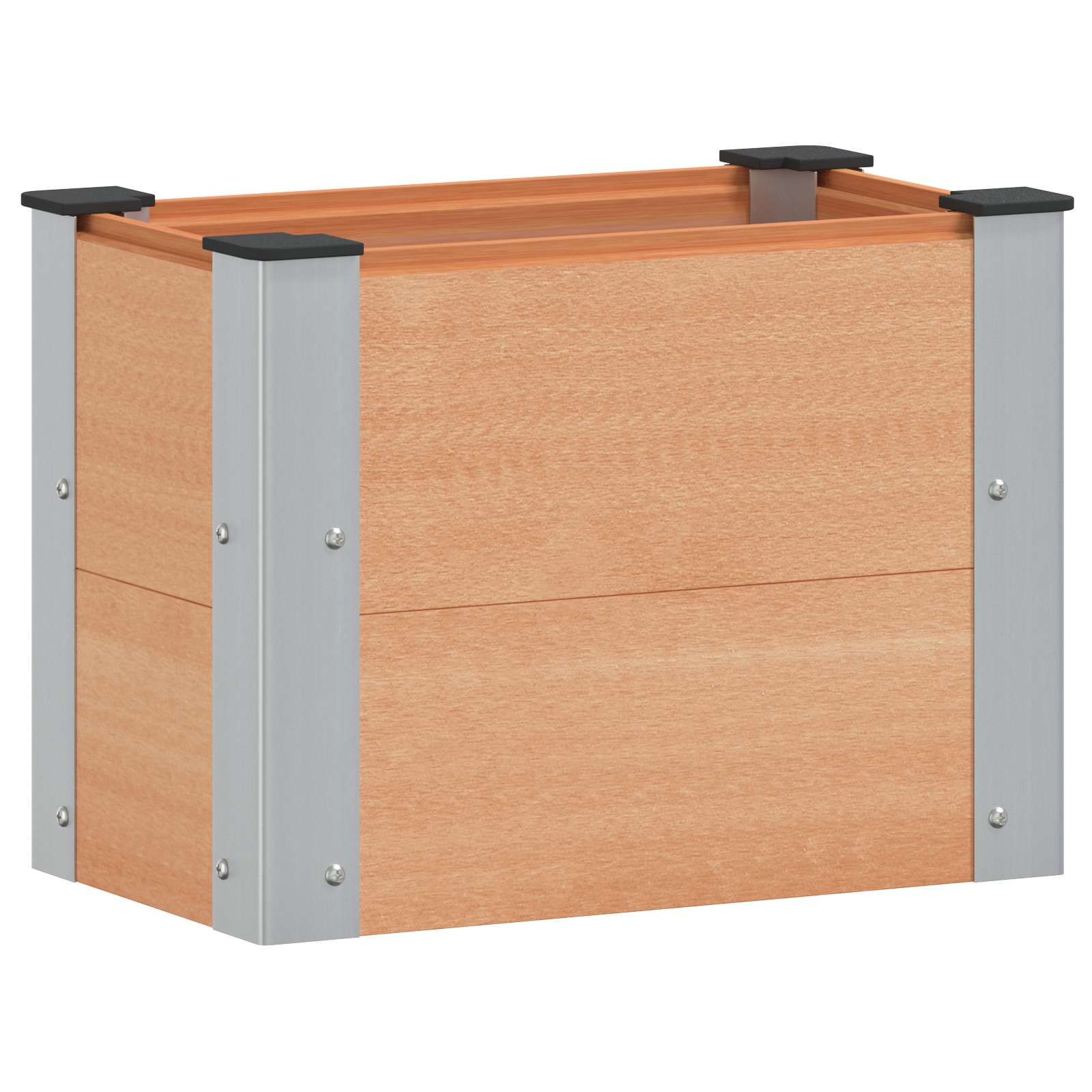 Υπερυψωμένη Ζαρντινιέρα Καφέ 50 x 30 x 36 εκ - Pakobazaar