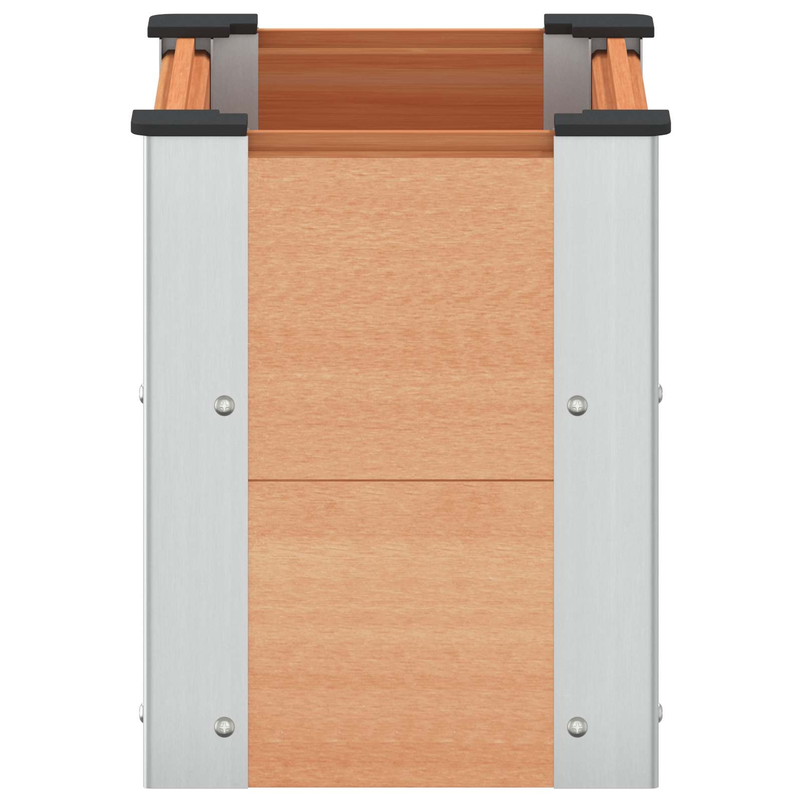 Υπερυψωμένη Ζαρντινιέρα Καφέ 50 x 30 x 36 εκ - Pakobazaar