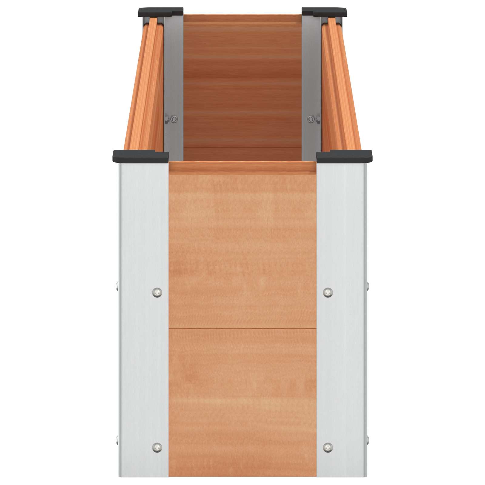 Υπερυψωμένη Ζαρντινιέρα Καφέ 150 x 30 x 36 εκ - Pakobazaar