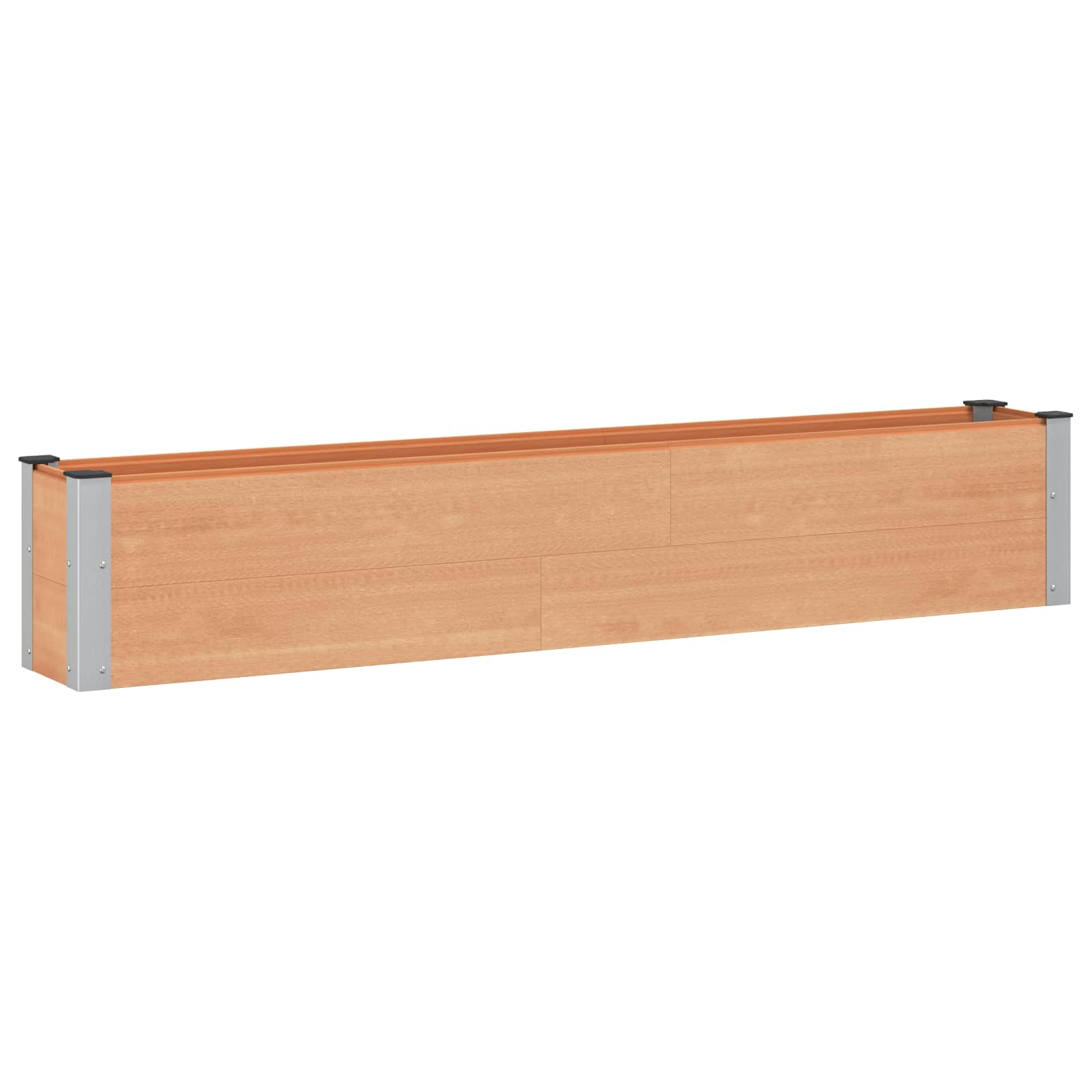 Υπερυψωμένη Ζαρντινιέρα Καφέ 200 x 30 x 36 εκ - Pakobazaar