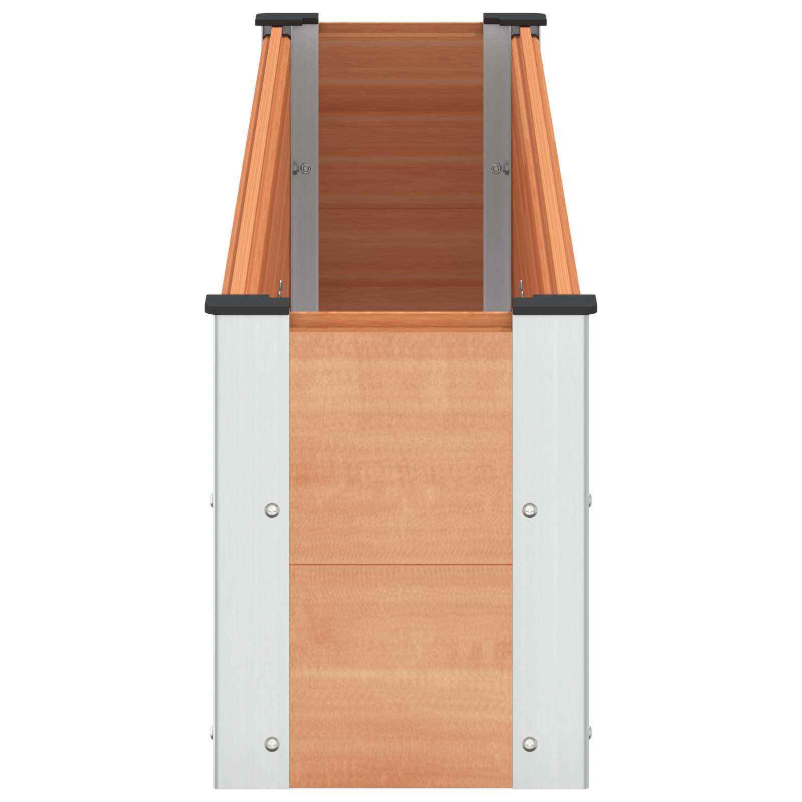 Υπερυψωμένη Ζαρντινιέρα Καφέ 200 x 30 x 36 εκ - Pakobazaar