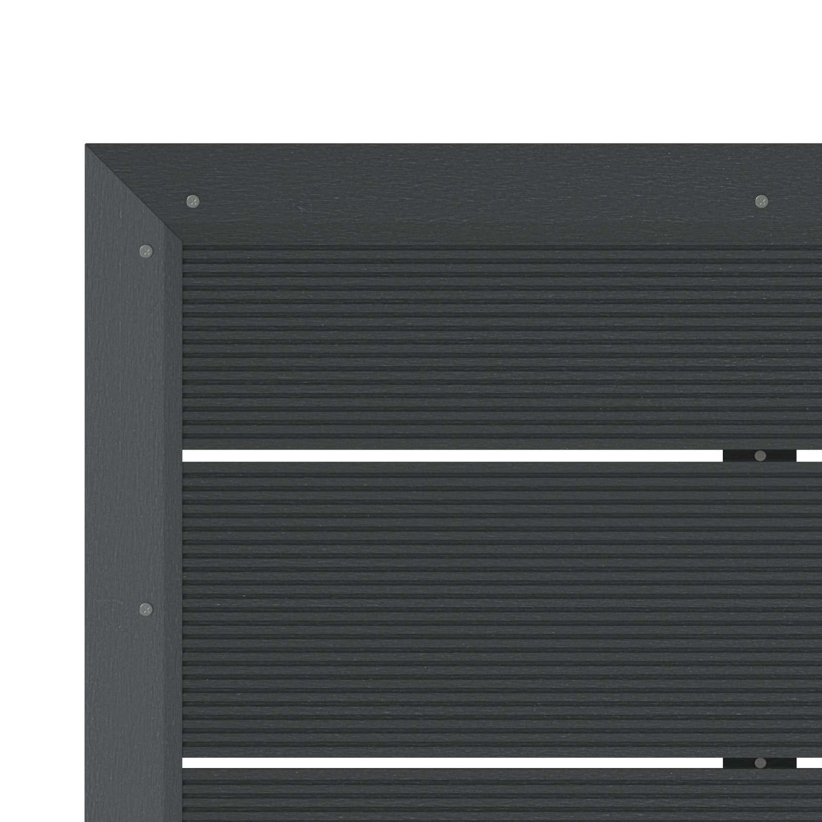Πλάκα βάσης ντουζιέρας Μαύρο 101 x 63 x 5,5 εκ. WPC - Pakobazaar