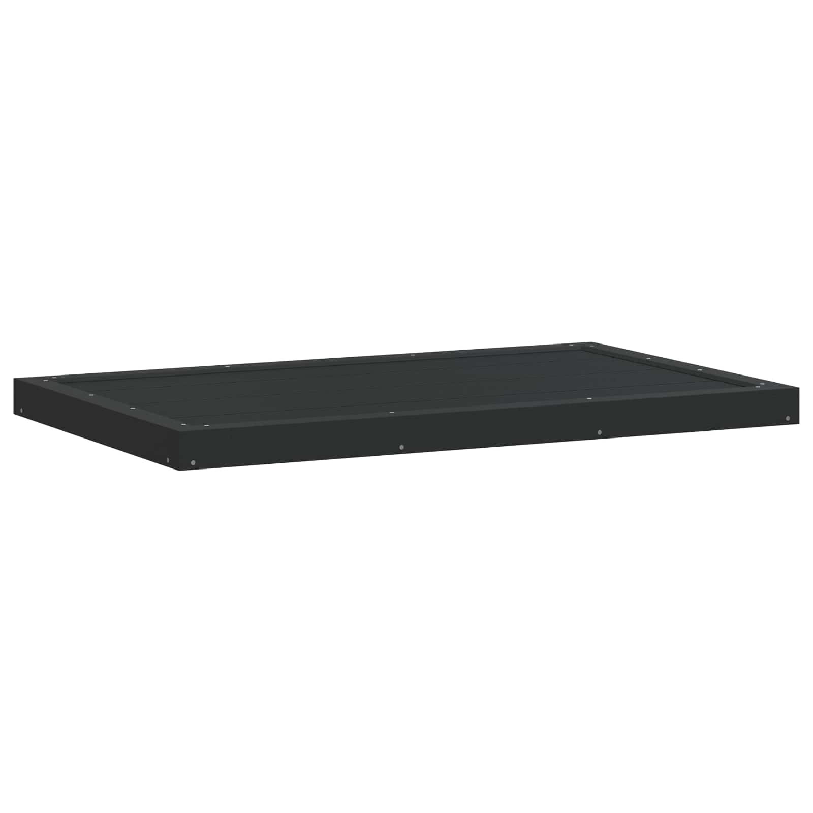 Πλάκα βάσης ντουζιέρας Μαύρο 101 x 63 x 5,5 εκ. WPC - Pakobazaar