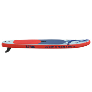 Φουσκωτή σανίδα SUP SCYLLA 305 x 76 x 15 cm Μπλε για - Pakobazaar