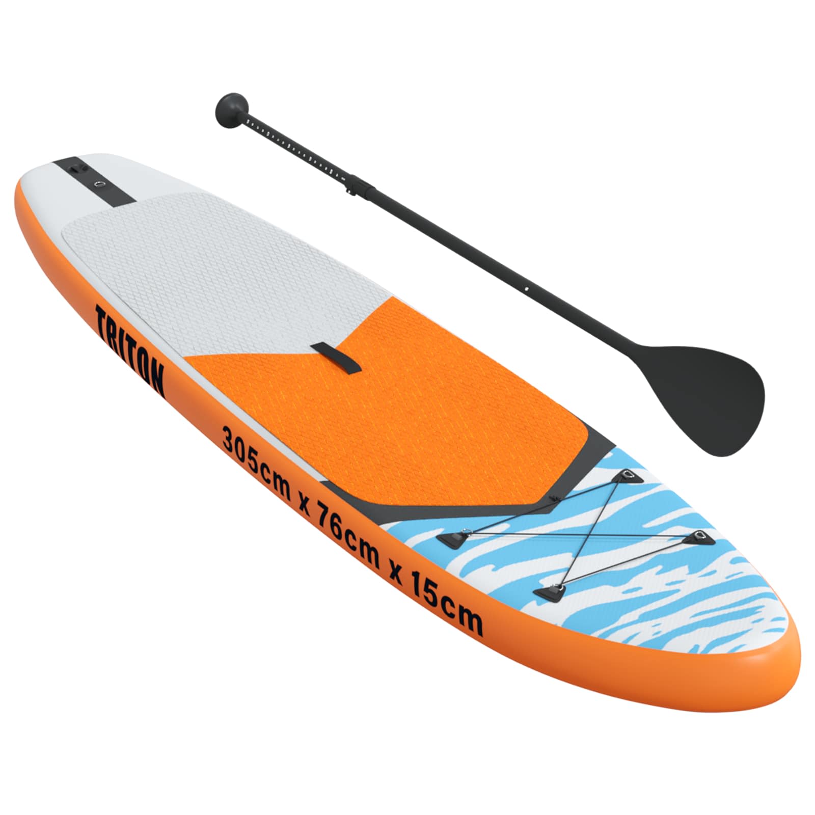 Φουσκωτή σανίδα SUP TRITON 305 x 76 x 15 cm Μπλε για - Pakobazaar