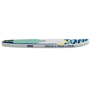 Φουσκωτή σανίδα SUP APEX 305 x 76 x 15 cm Μπλε για - Pakobazaar