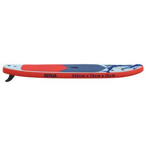 Φουσκωτή σανίδα για paddle board SCYLLA 335 x 76 x 15 εκ. Μπλε - Pakobazaar