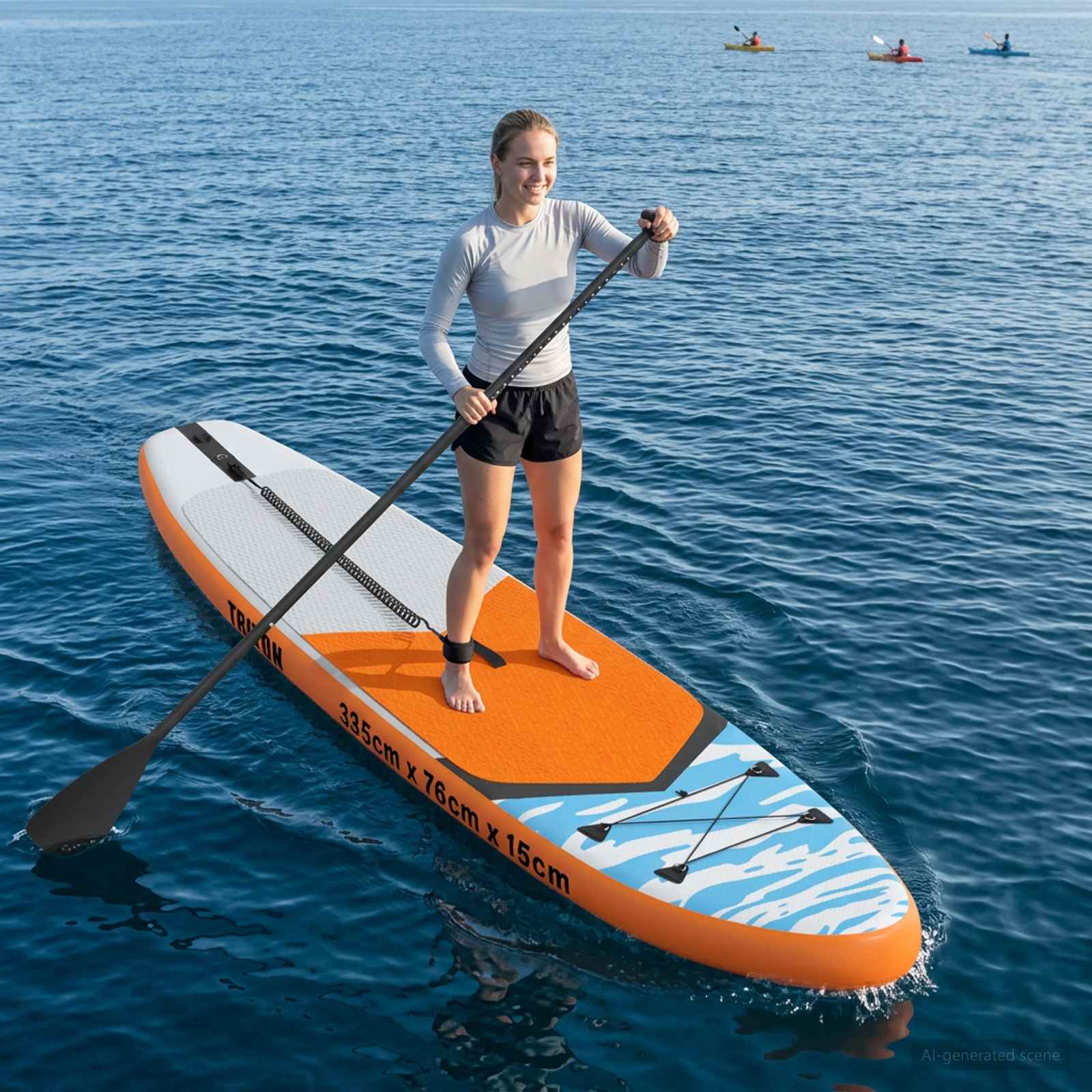 Φουσκωτή σανίδα SUP TRITON 335 x 76 x 15 εκ. Μπλε για - Pakobazaar
