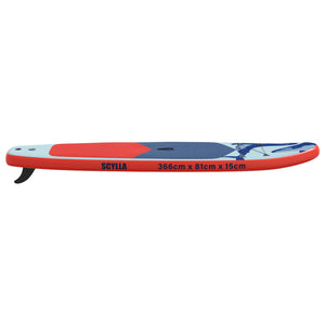 Φουσκωτή σανίδα SUP SCYLLA 366 x 81 x 15 εκ Μπλε για - Pakobazaar